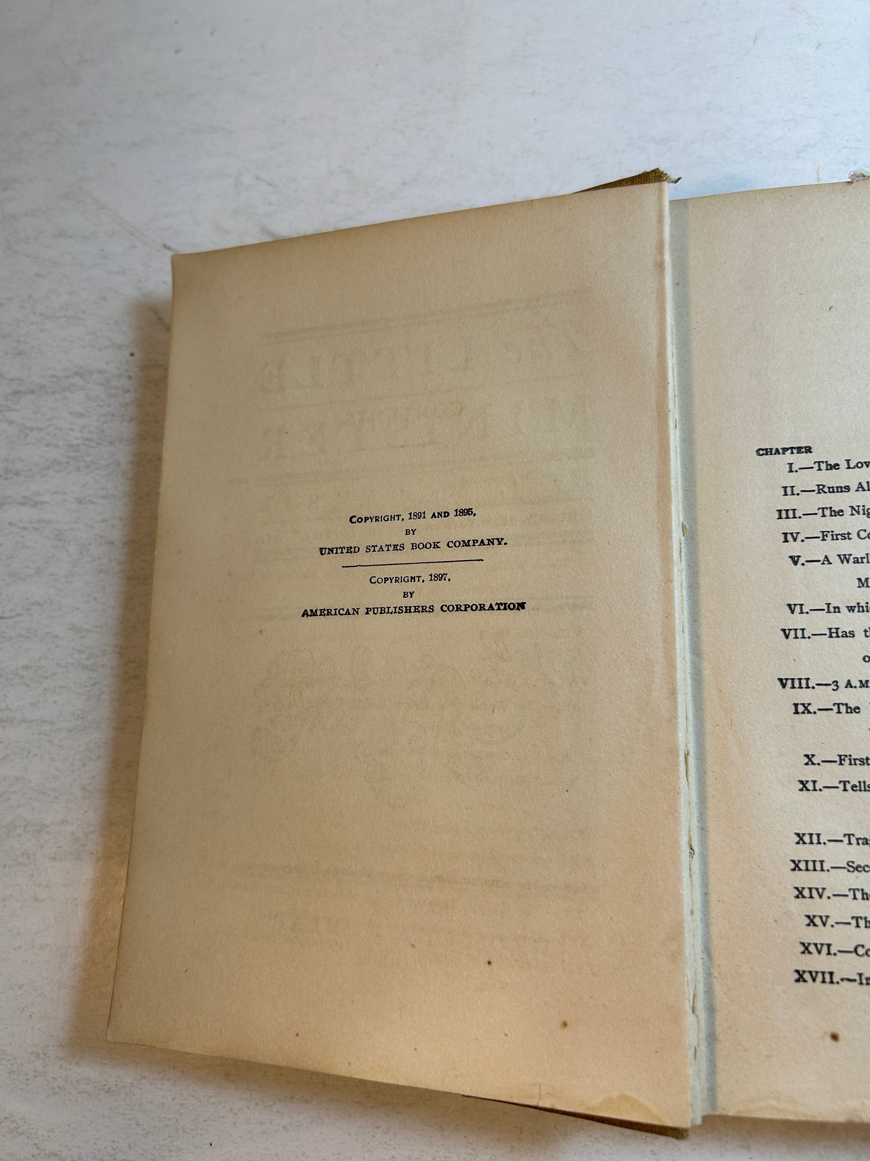 The Little Minister by J.M.Barrie Grosset & Dunlap 1897 HC