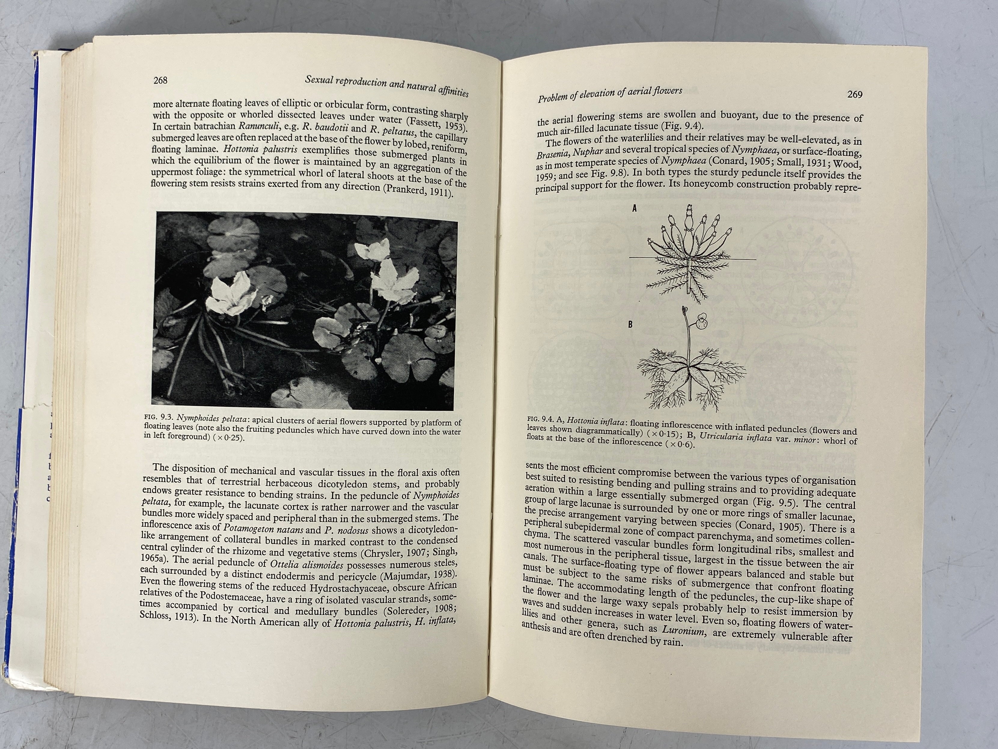 The Biology of Aquatic Vascular Plants C.D. Sculthorpe 1967 HC DJ