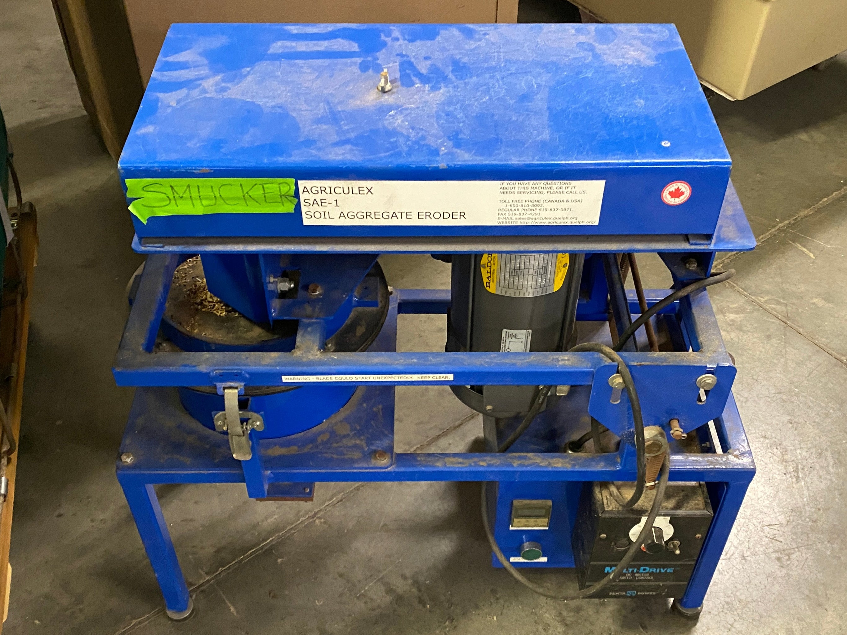 AGRICULEX #SAE-1 Soil Aggregate Eroder