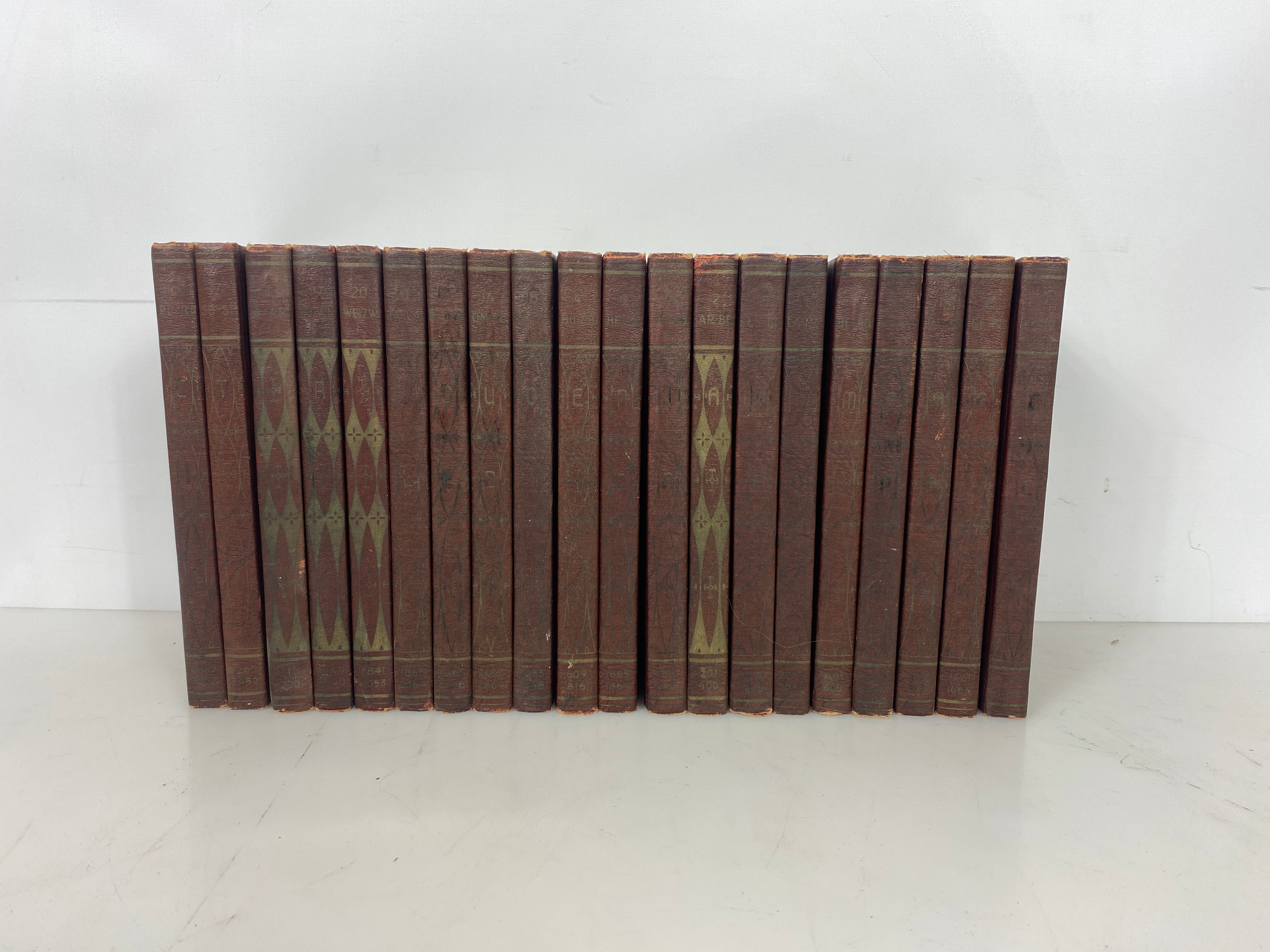 Lot of 20: The American Educator Encyclopedia 1940 HC