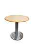 Wooden Round Table w/ Heavy Base #2