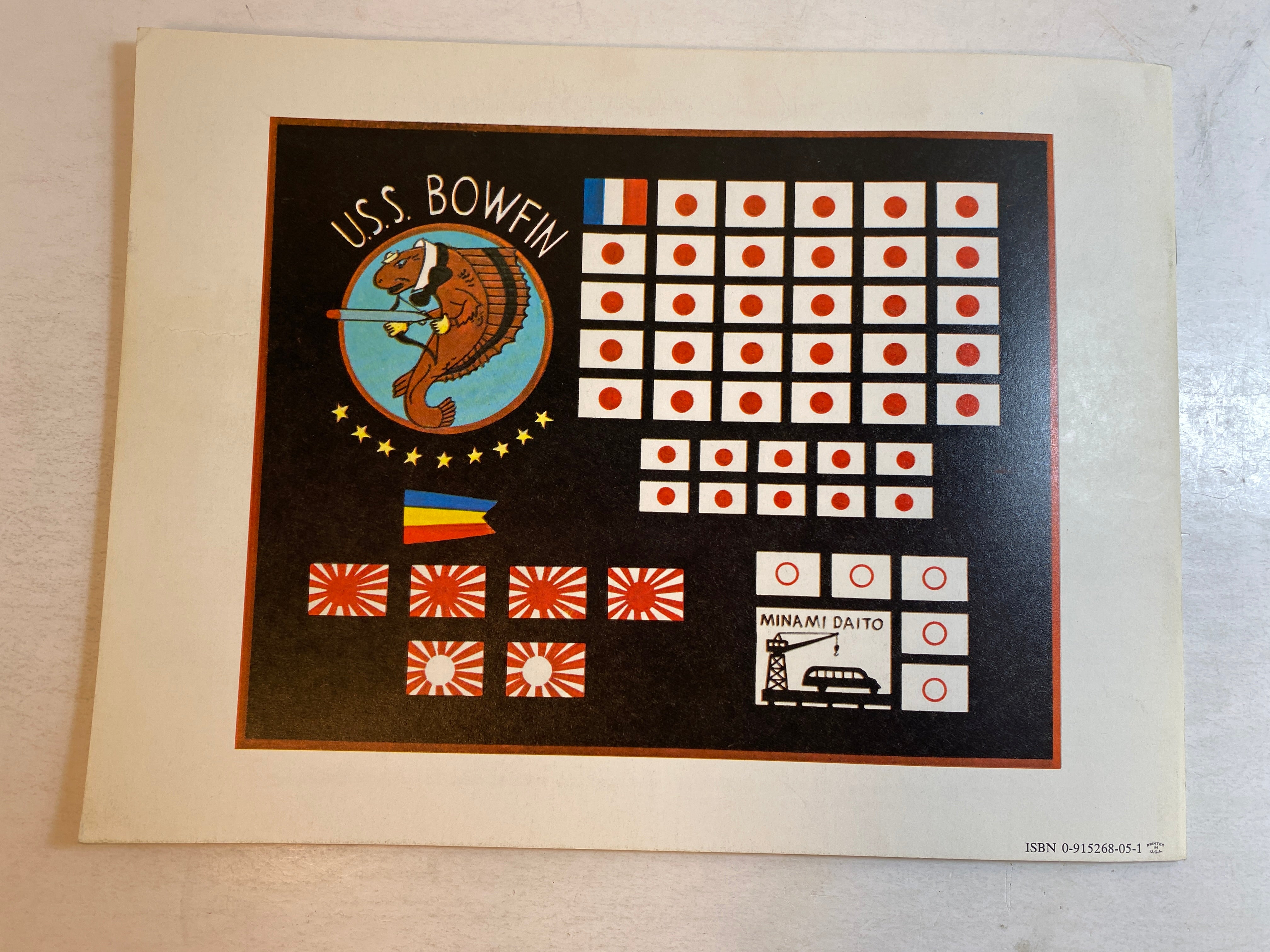 USS Bowfin SS287 Ship's Data 5 1975 Leeward Publications