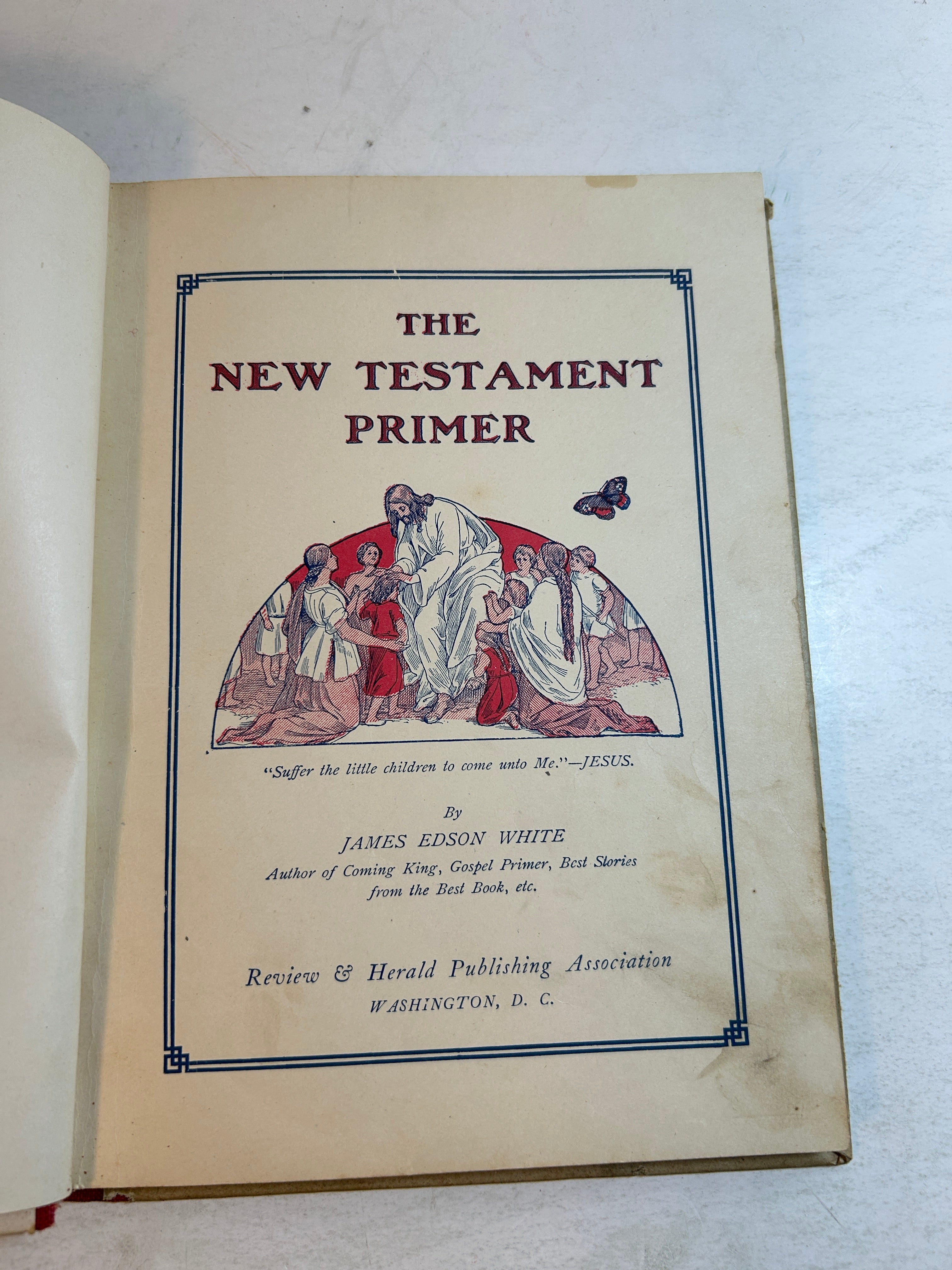New Testament Primer by J.E. White Review & Herald Publishing HC 1906