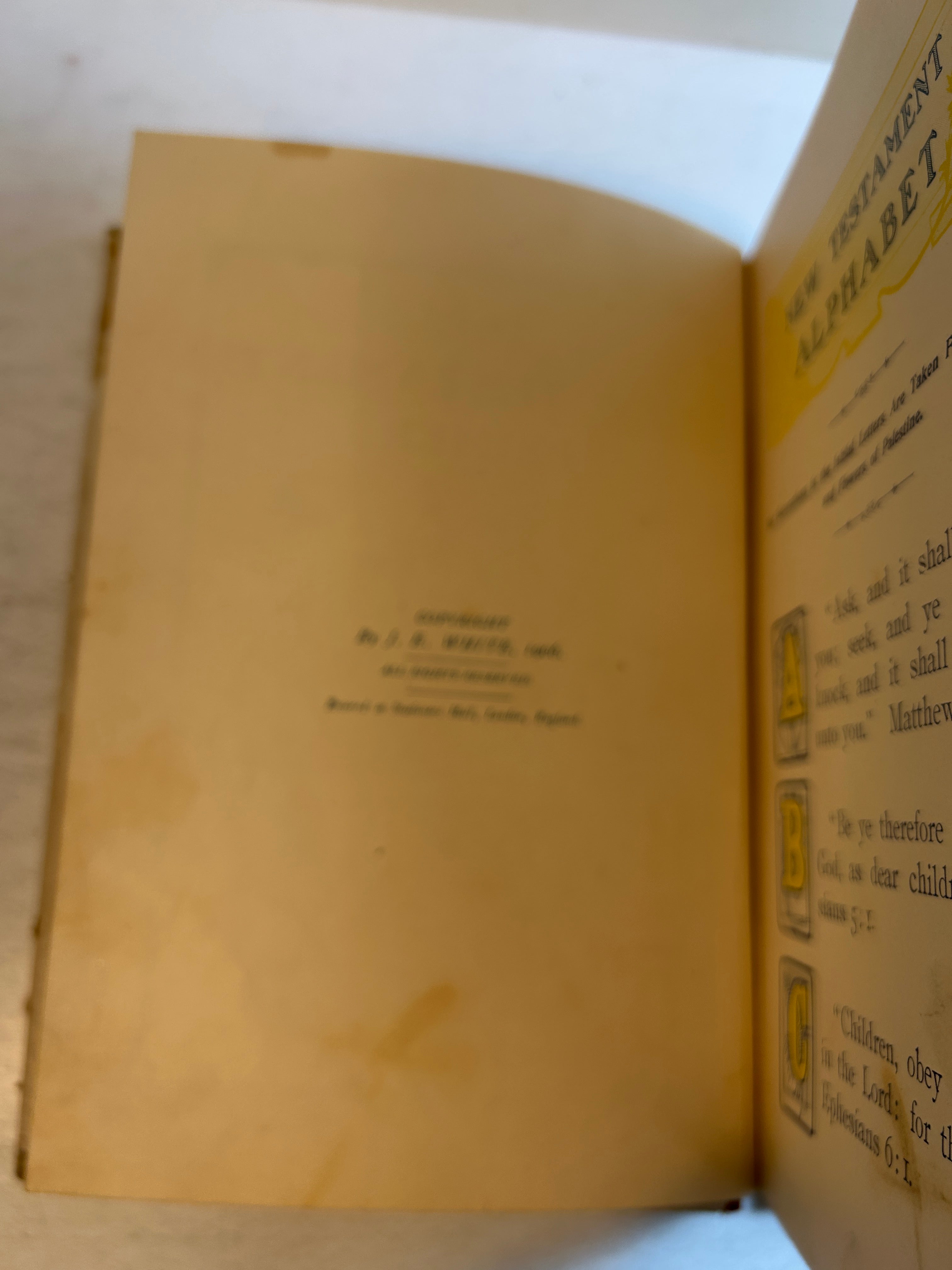 New Testament Primer by J.E. White Review & Herald Publishing HC 1906