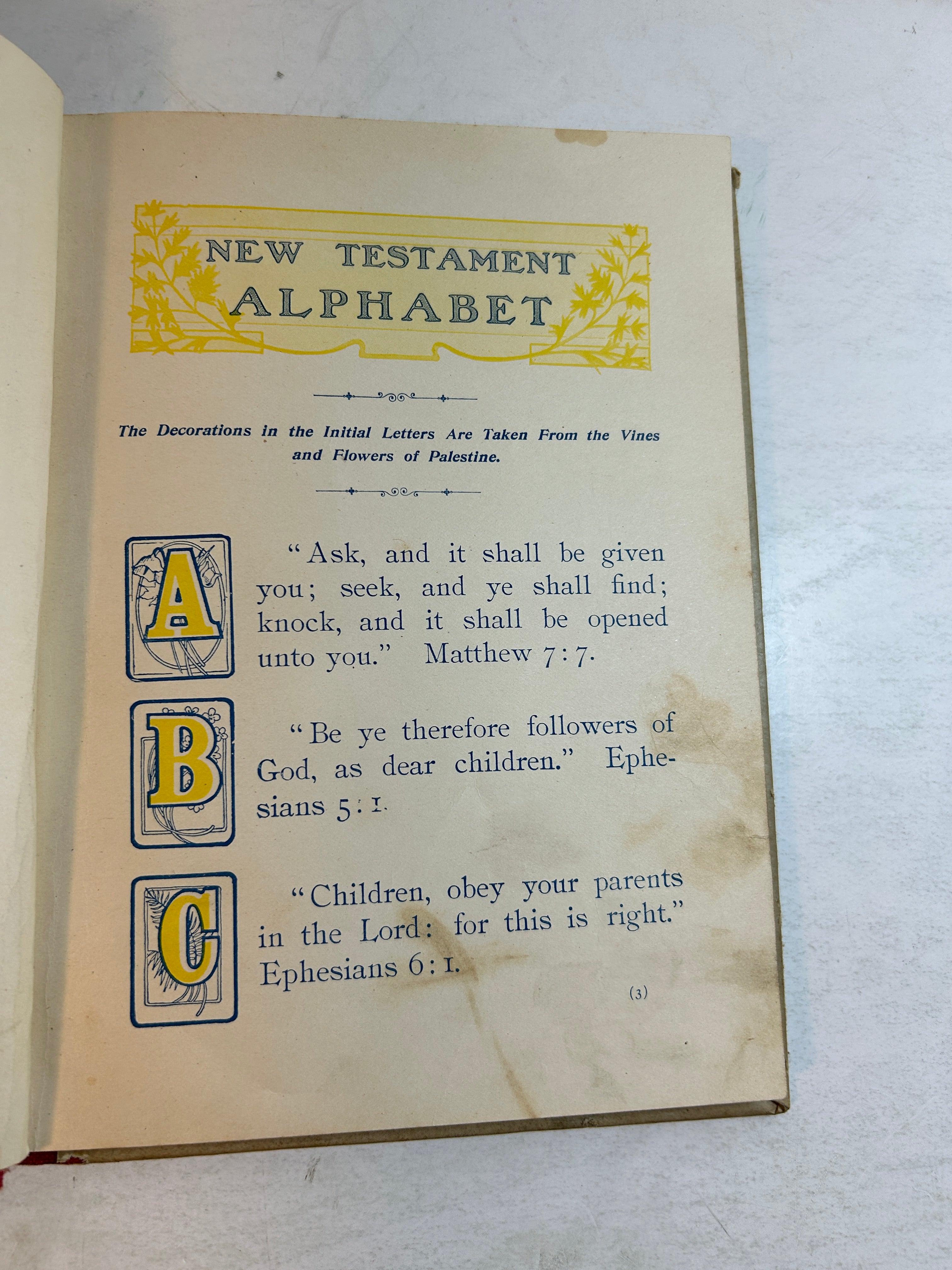 New Testament Primer by J.E. White Review & Herald Publishing HC 1906