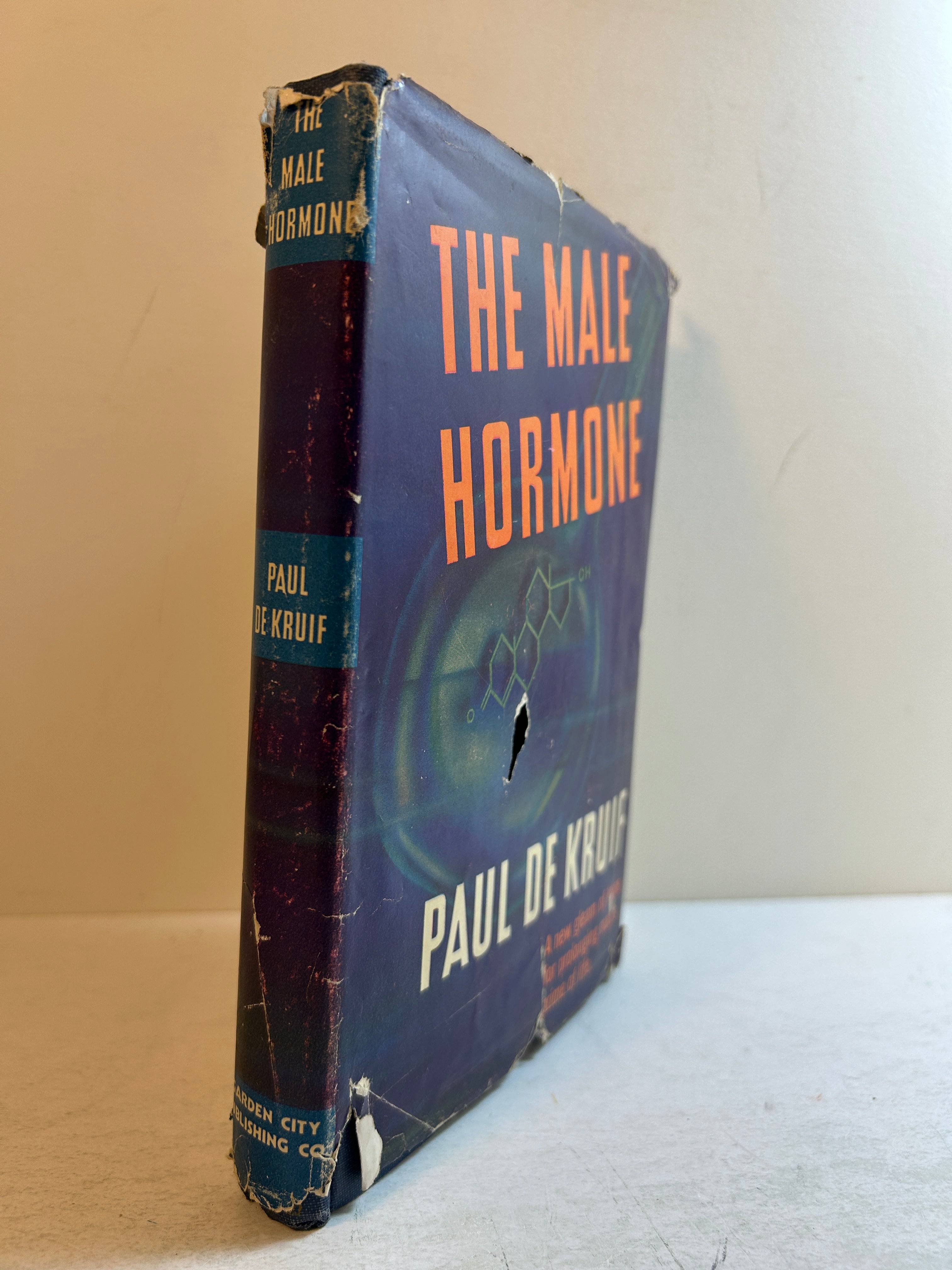 The Male Hormone by Paul de Kruif Garden City Publishing 1945 HCDJ