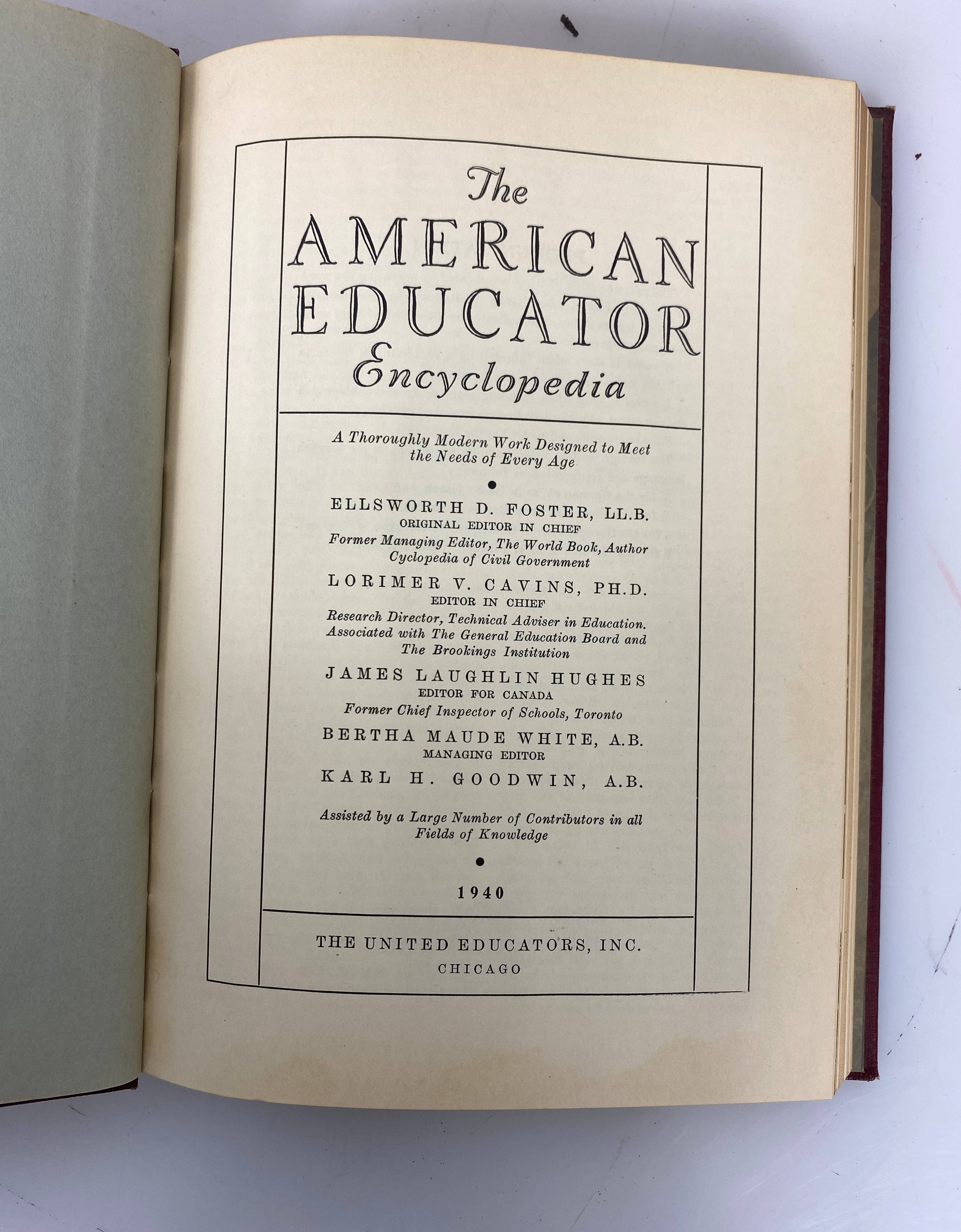 Lot of 20: The American Educator Encyclopedia 1940 HC