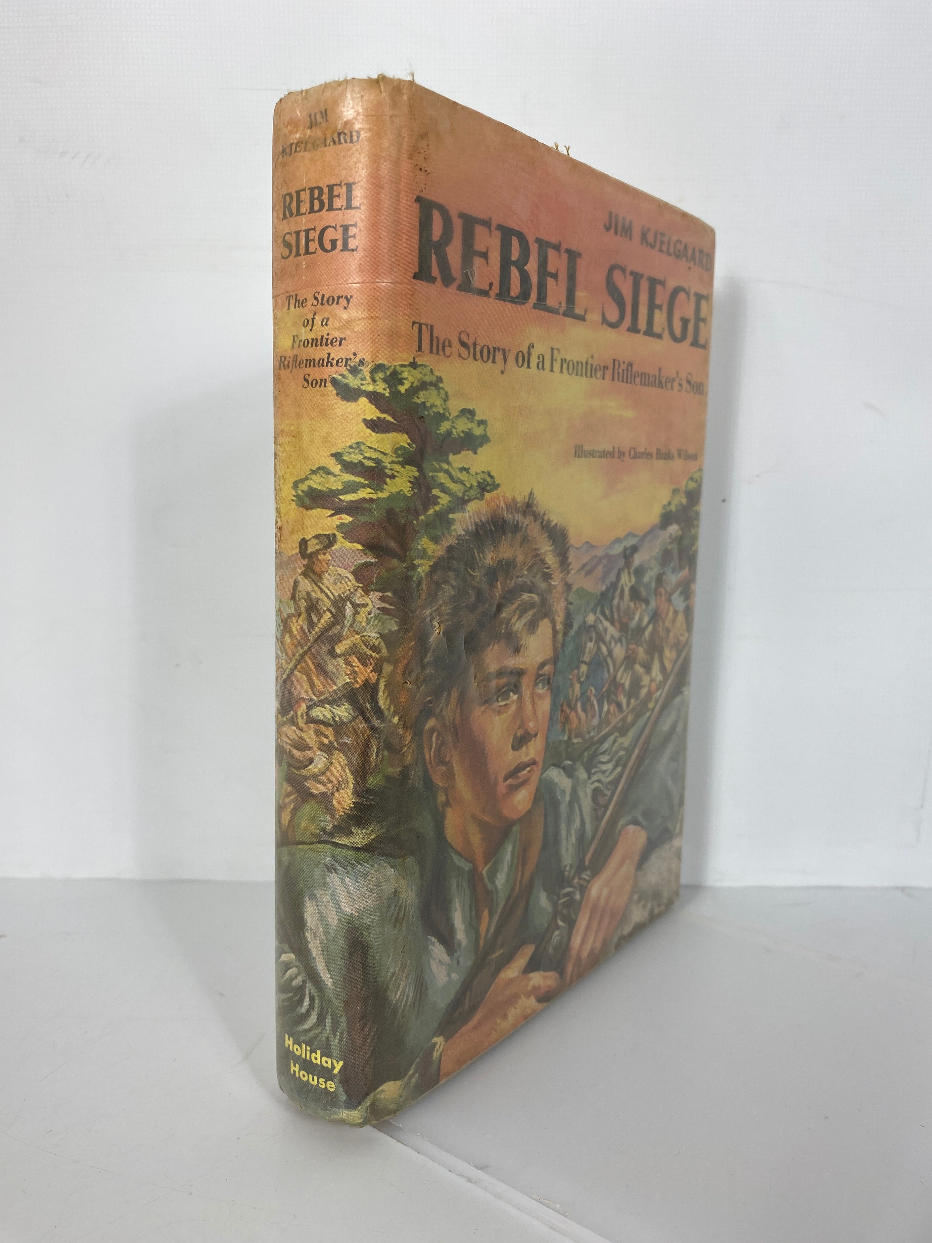 Rebel Siege by Jim Kjelgaard 1953 10th Printing HC DJ Ex-Library