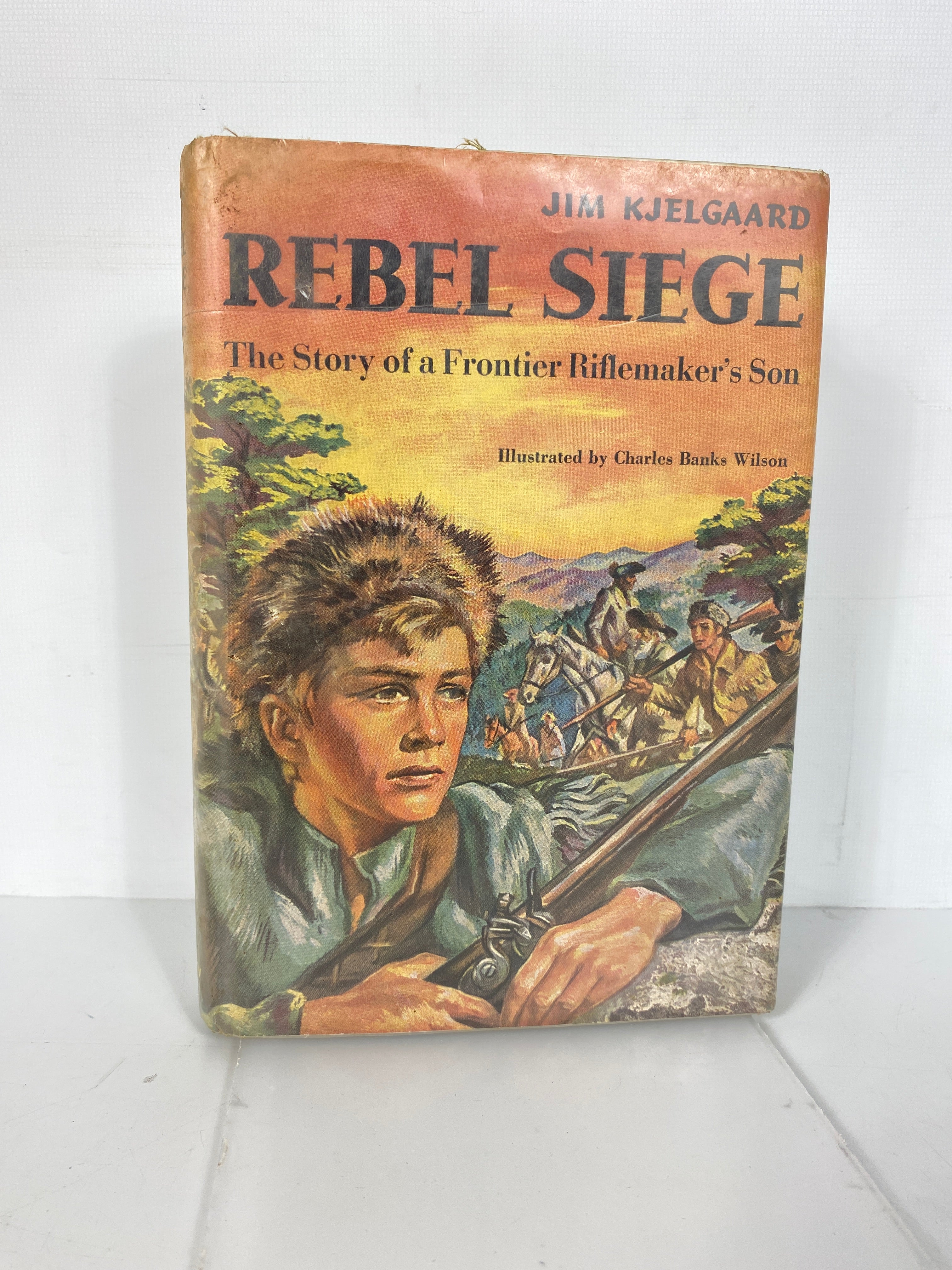 Rebel Siege by Jim Kjelgaard 1953 10th Printing HC DJ Ex-Library