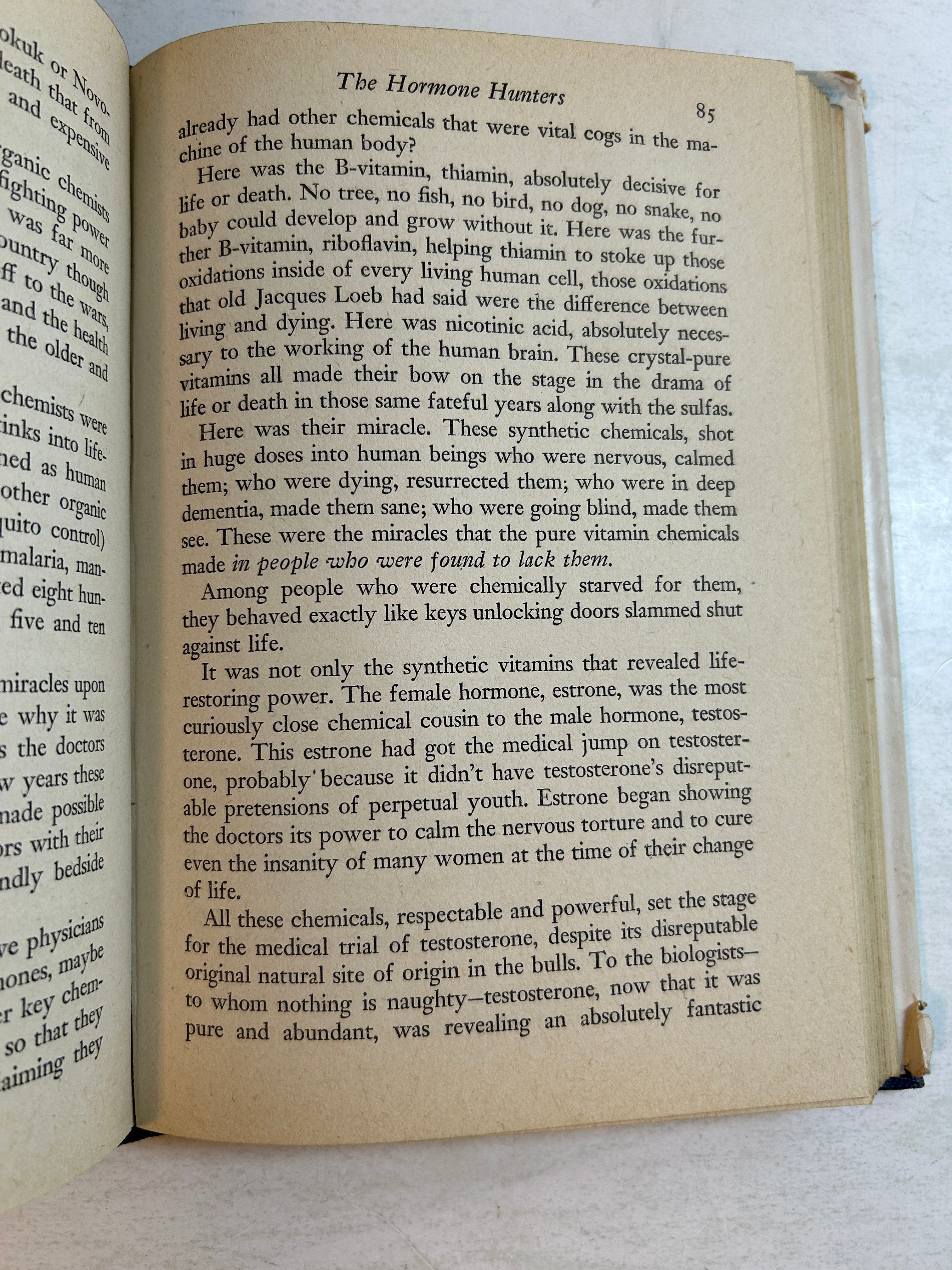 The Male Hormone by Paul de Kruif Garden City Publishing 1945 HCDJ