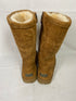 UGG Australia Kenly 1890 Tall Zip Boots Suede Sheepskin Chestnut Women's Size 8