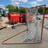 Orange Metal Lacrosse Net/Goal *Net Detaching*