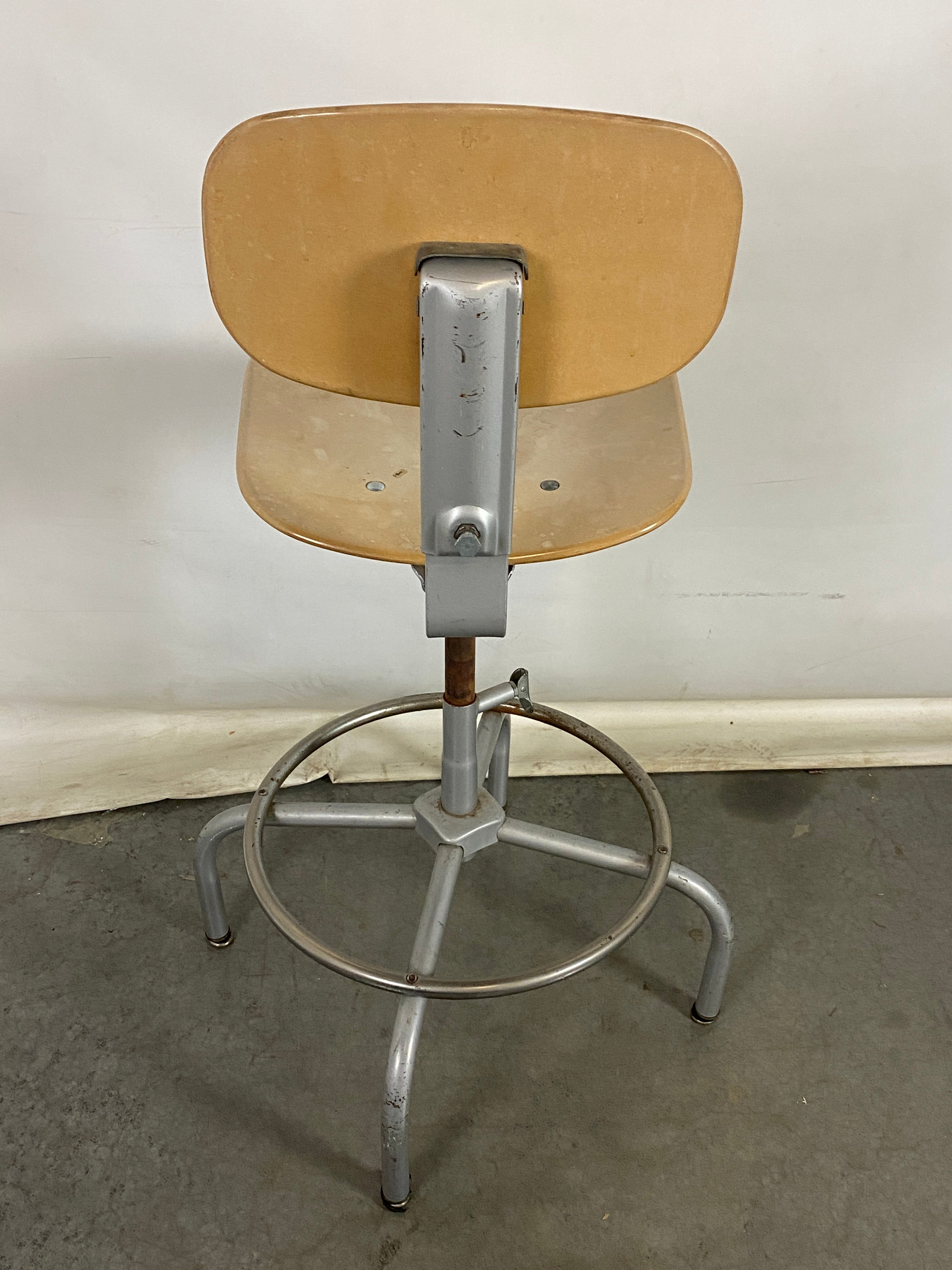 Cramer Inc. Beige Metal High Top Chair