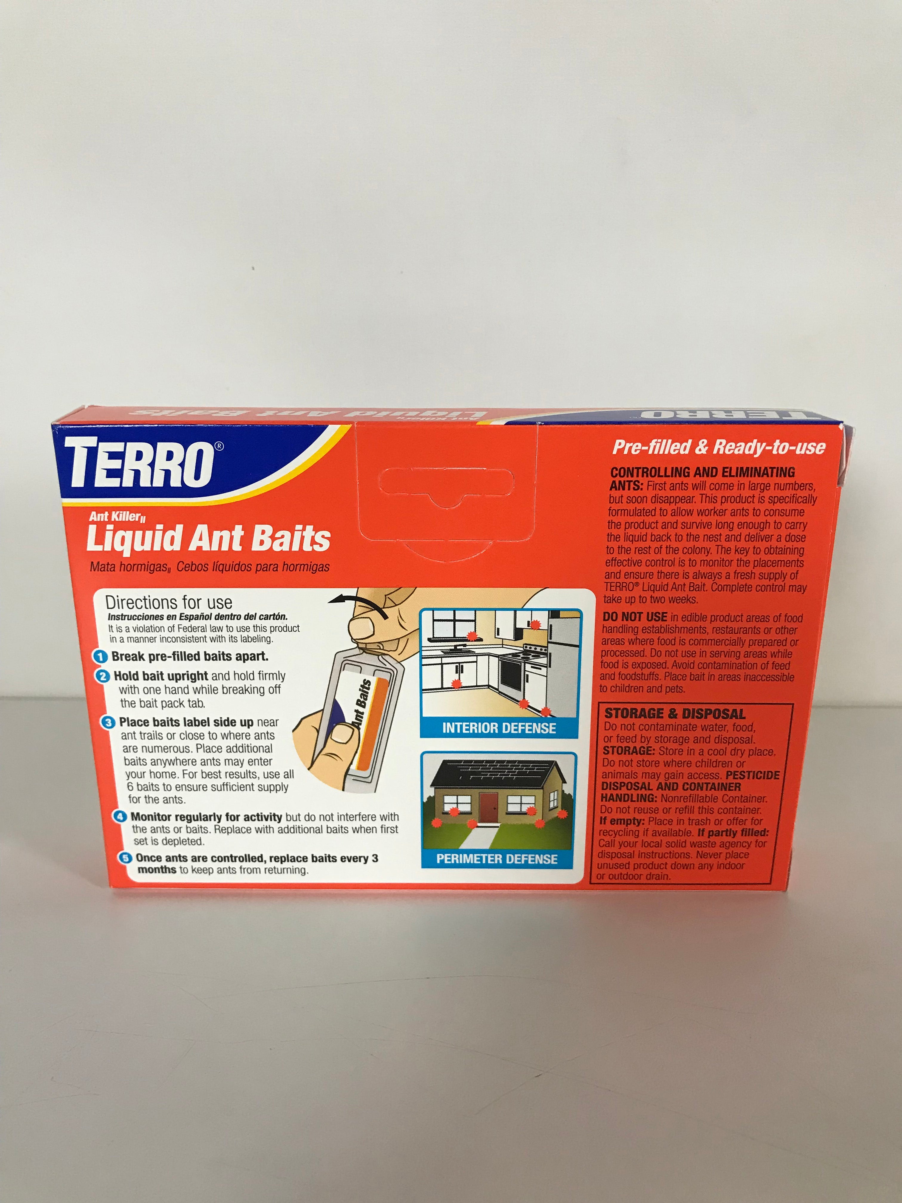Terro Liquid Ant Pest Control Baits 6 Stations per Box - Pest Control Outlet