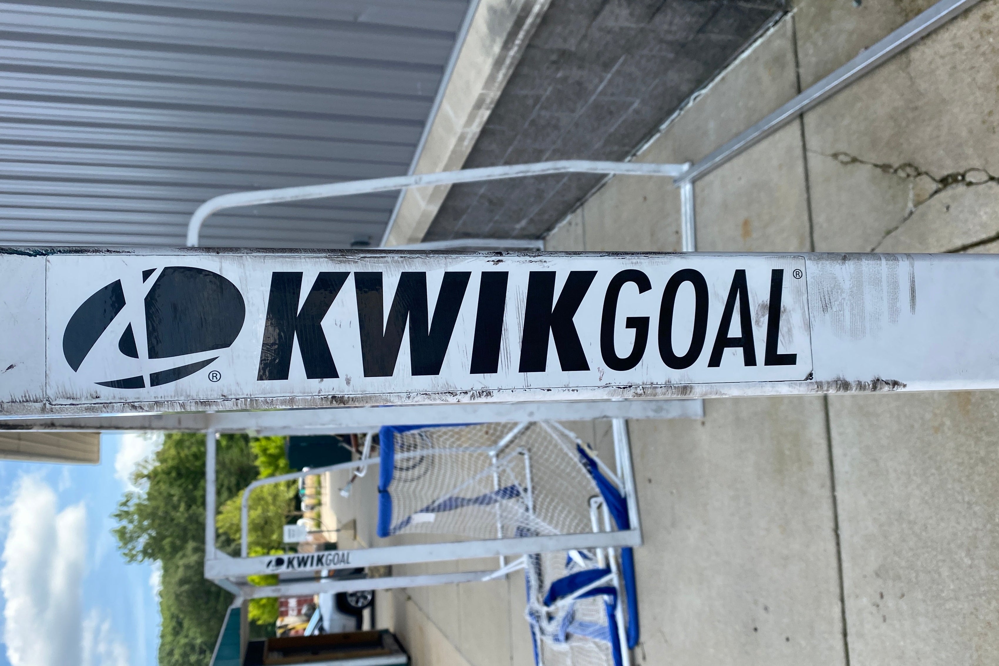 Kwikgoal White Metal Soccer Goal
