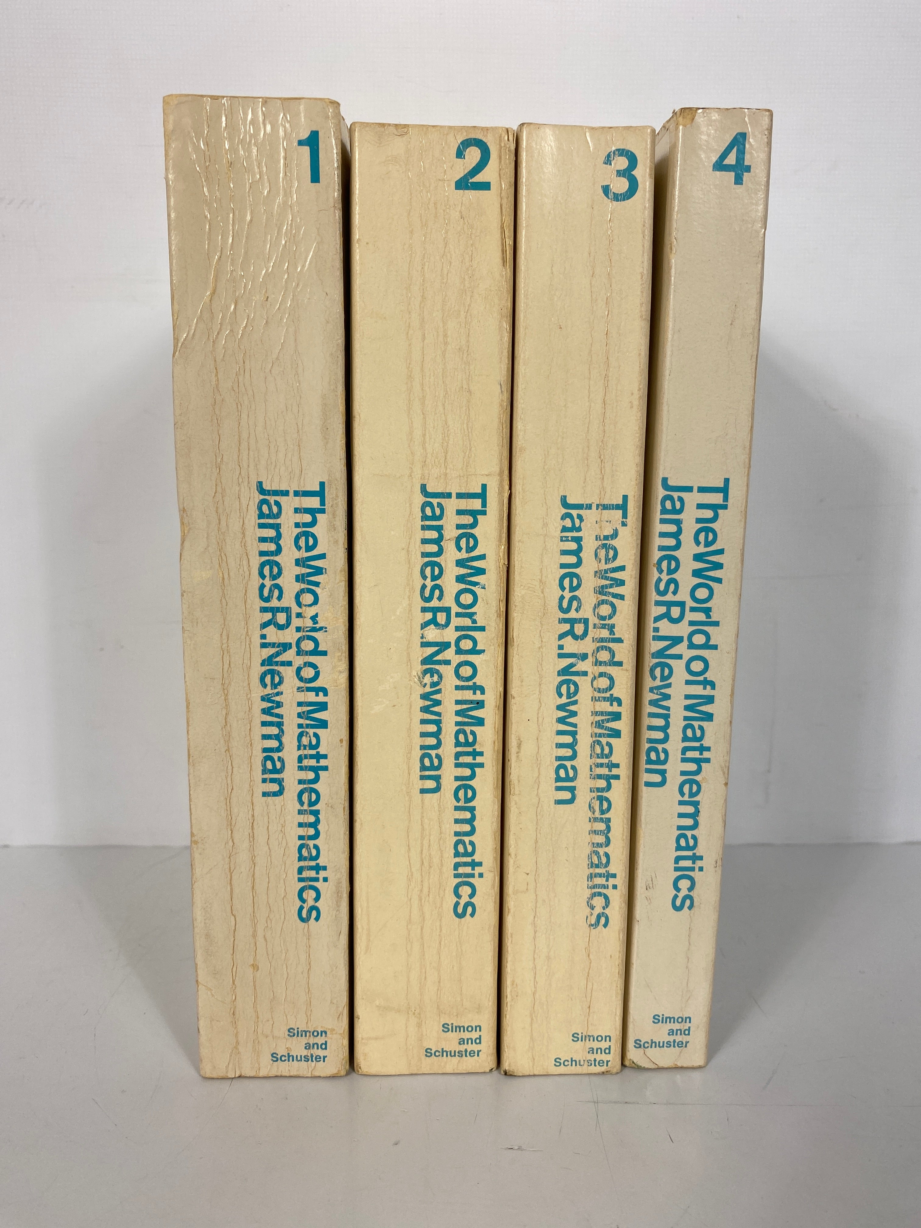 4 Vol Set: The World of Mathematics James Newman 1956 SC