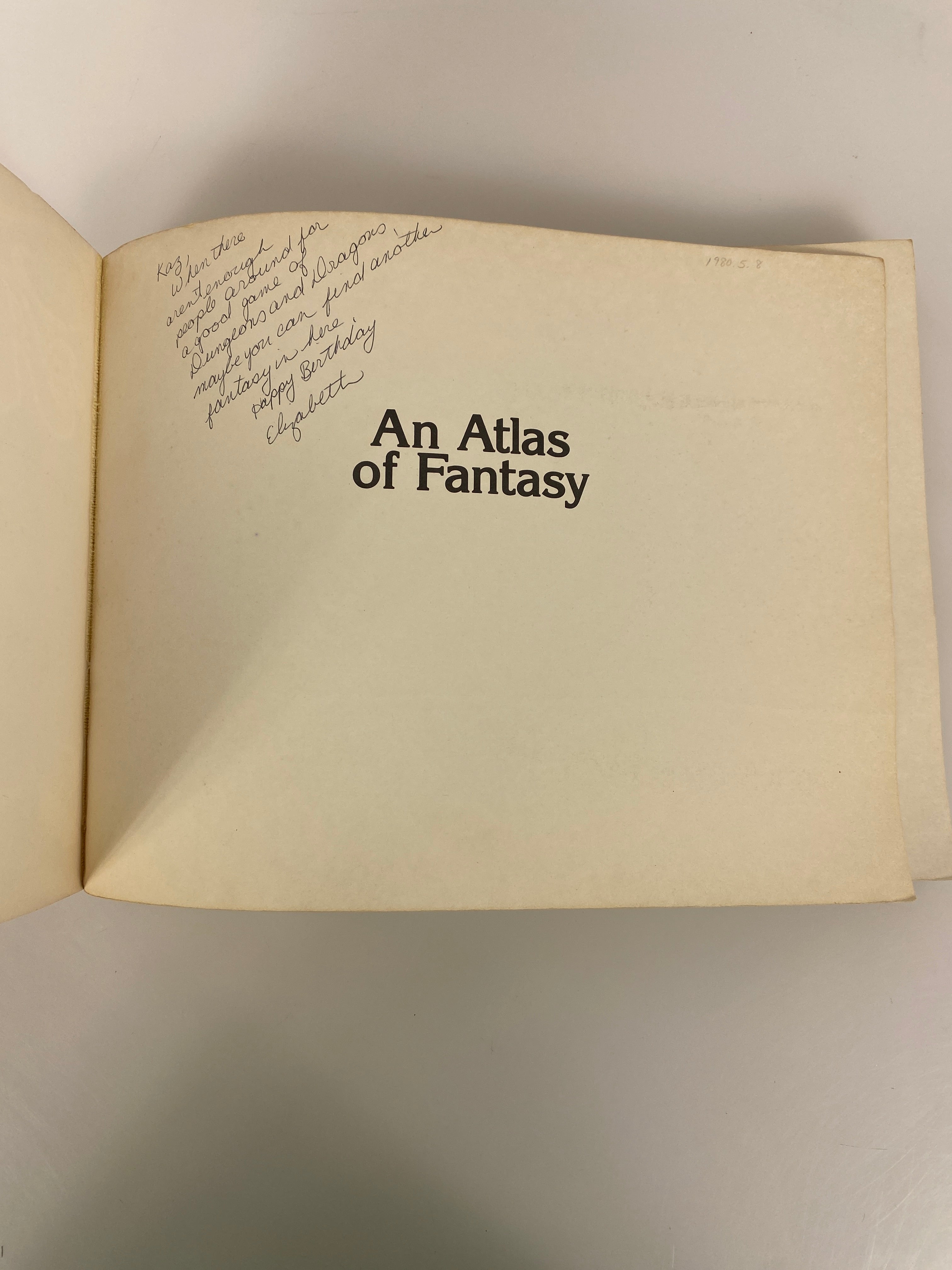 Atlas of Fantasy 1979 JB Post SC