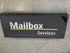 Zeon "Mailbox Services" Black Light Box Sign