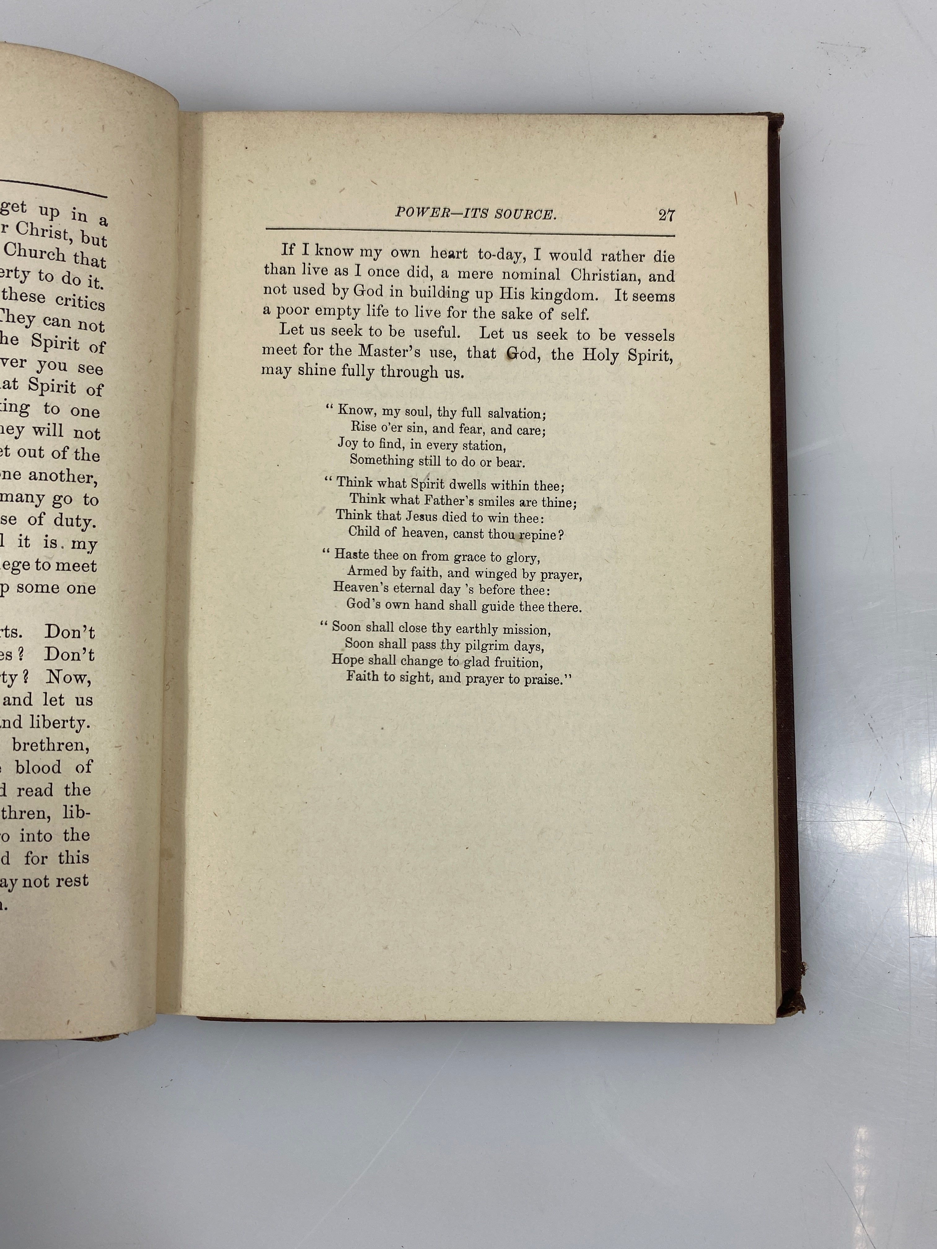 Antique Secret Power by D.L. Moody 1881 HC