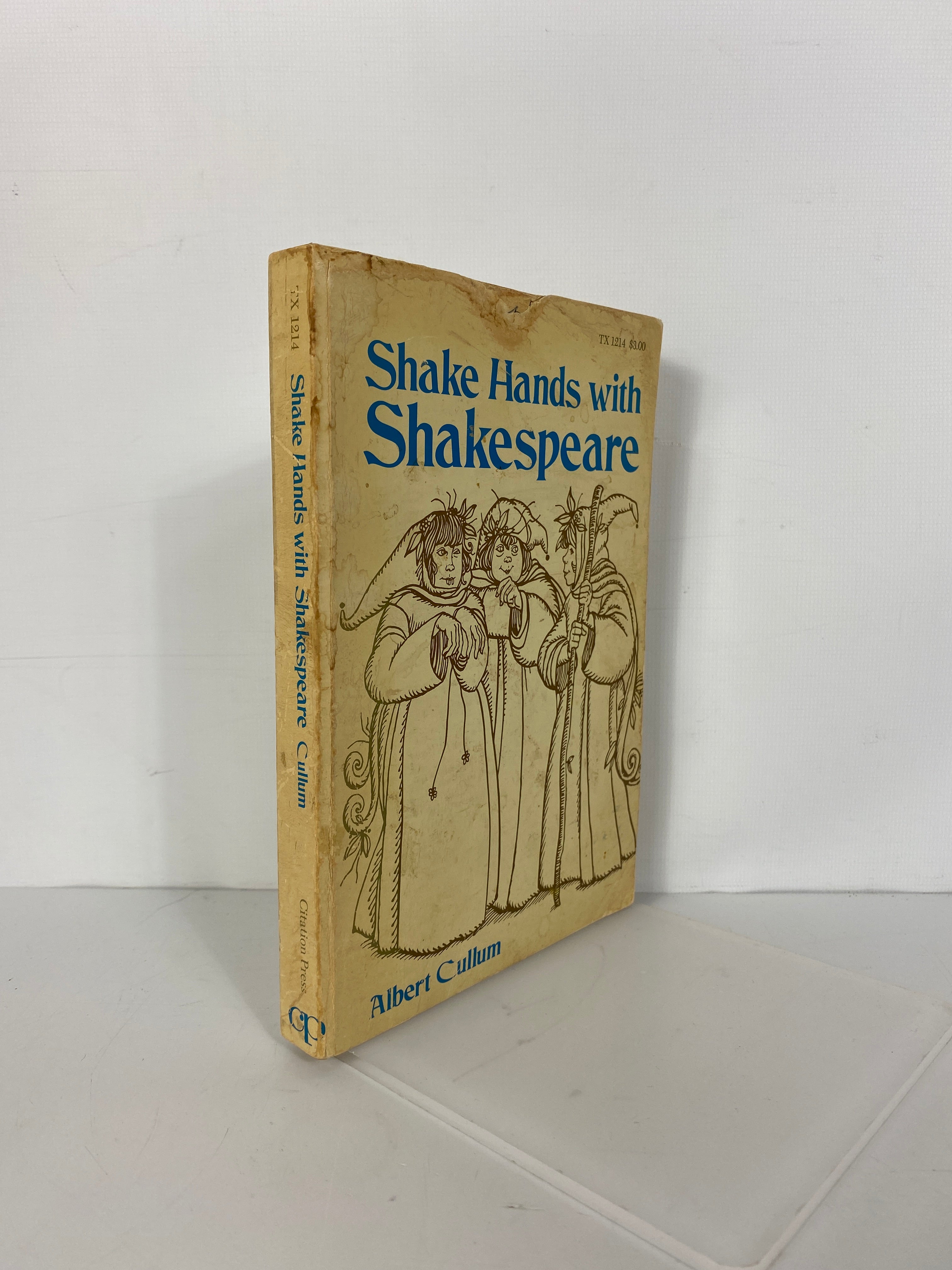 Shake Hands with Shakespeare by Callum Elementary Schools 1968 1st Print SC