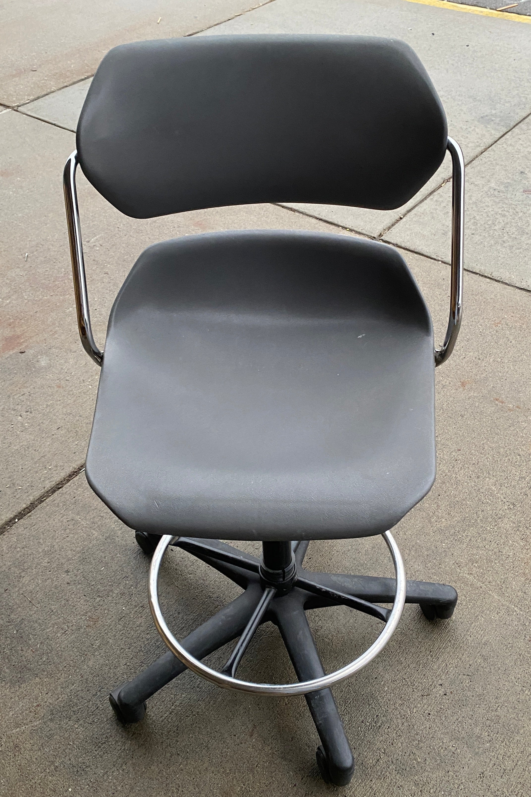 American Seating "Action Stacker" Grey Office/Swivel Chair