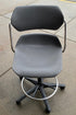 American Seating "Action Stacker" Grey Office/Swivel Chair