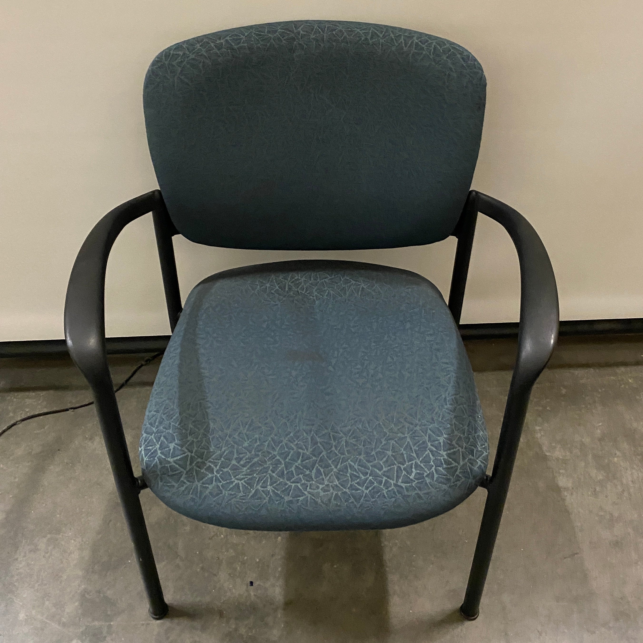 United Chair Co Blue Upholstered Chair