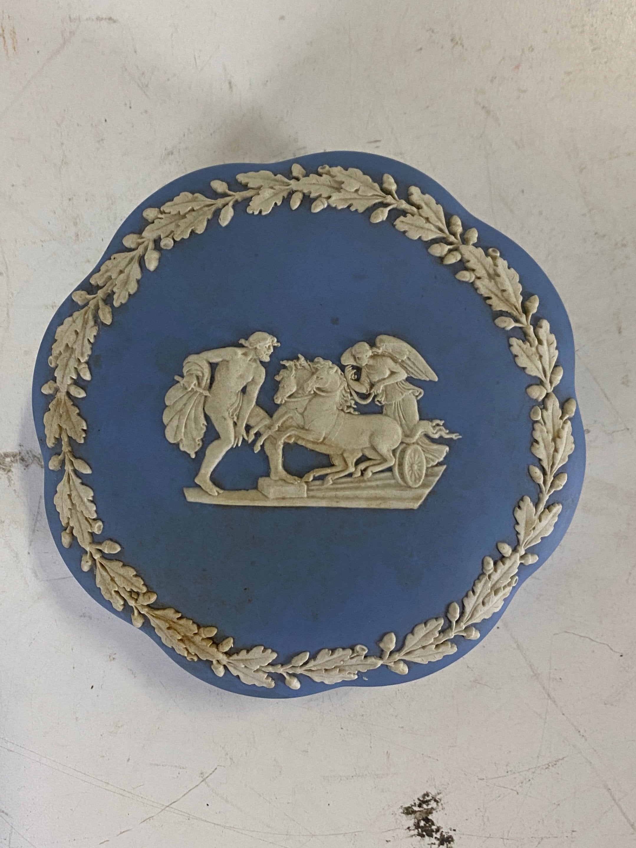 Wedgwood Blue and White Decorative Dish