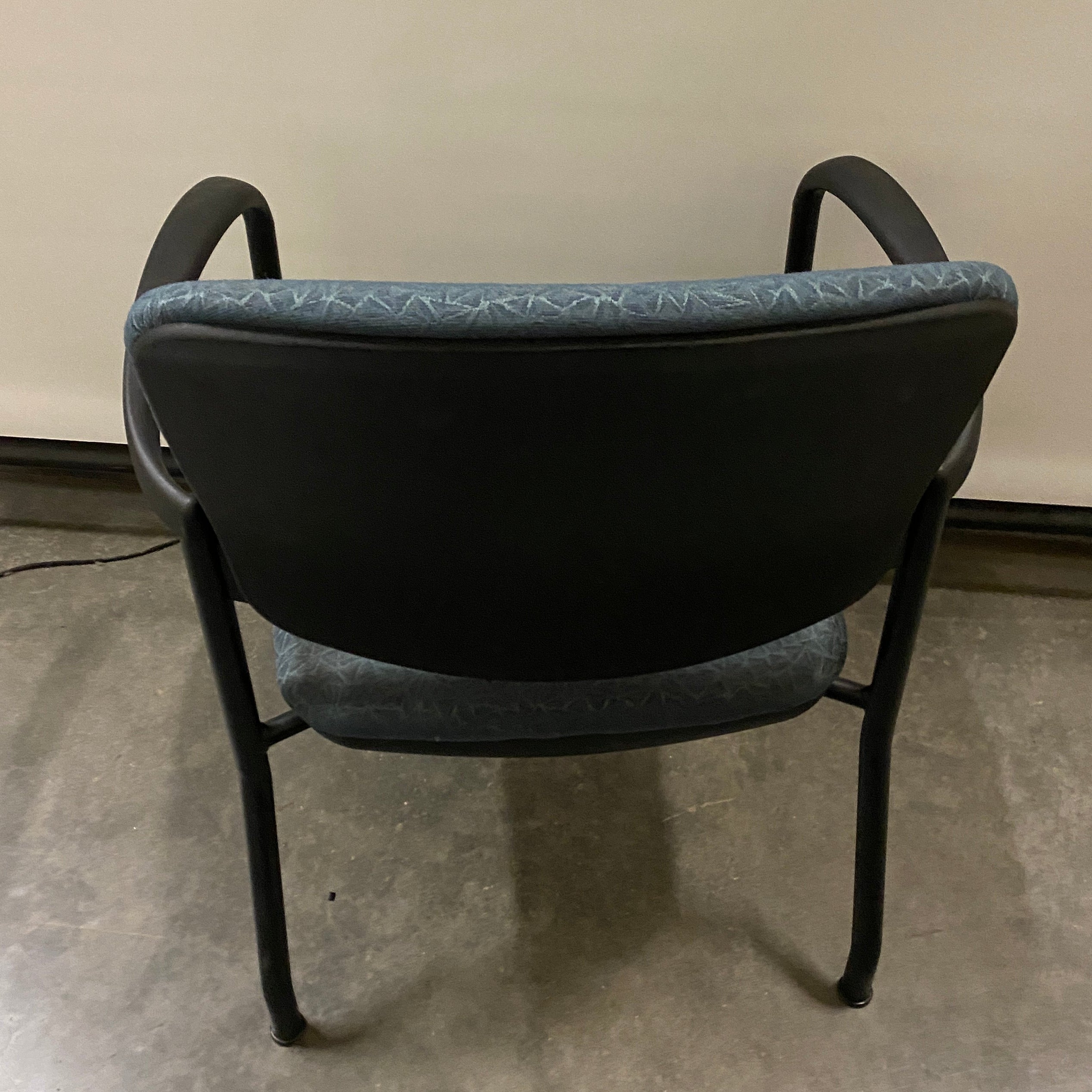 United Chair Co Blue Upholstered Chair