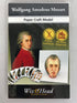 WizHead Wolfgang Amadeus Mozart Paper Craft Model Puzzle