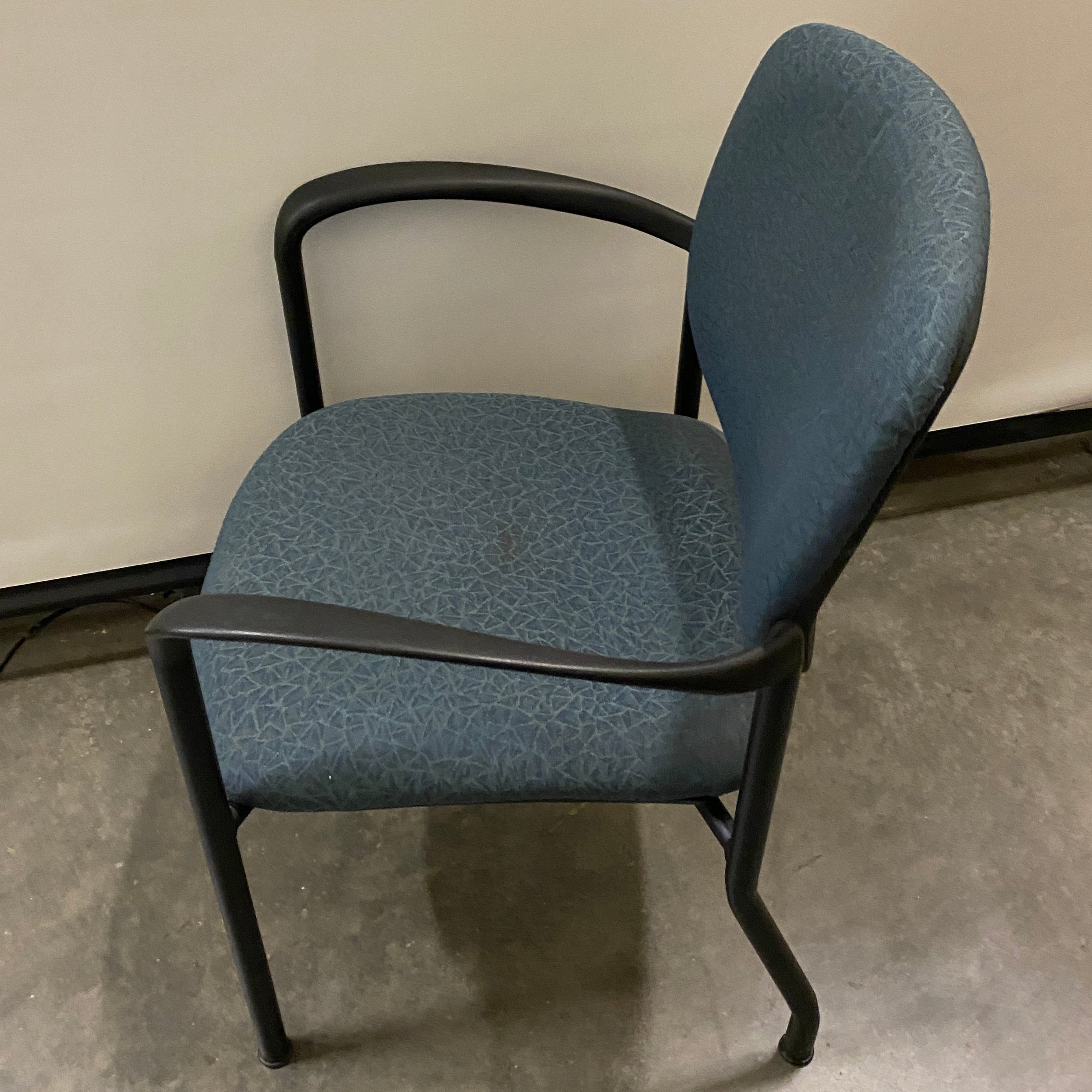 United Chair Co Blue Upholstered Chair