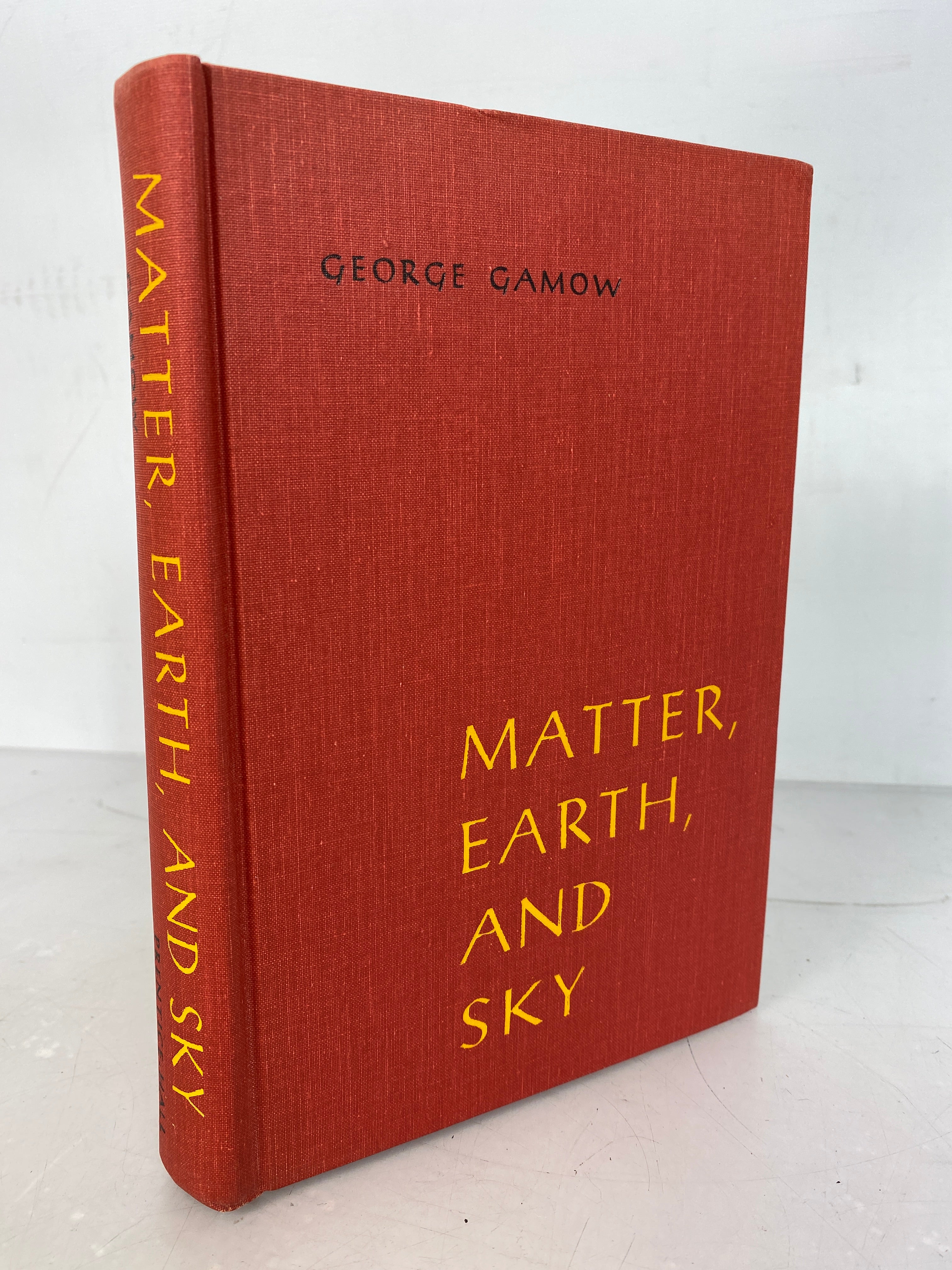 Matter Earth and Sky by George Gamow 1964 Seventh Printing HC DJ