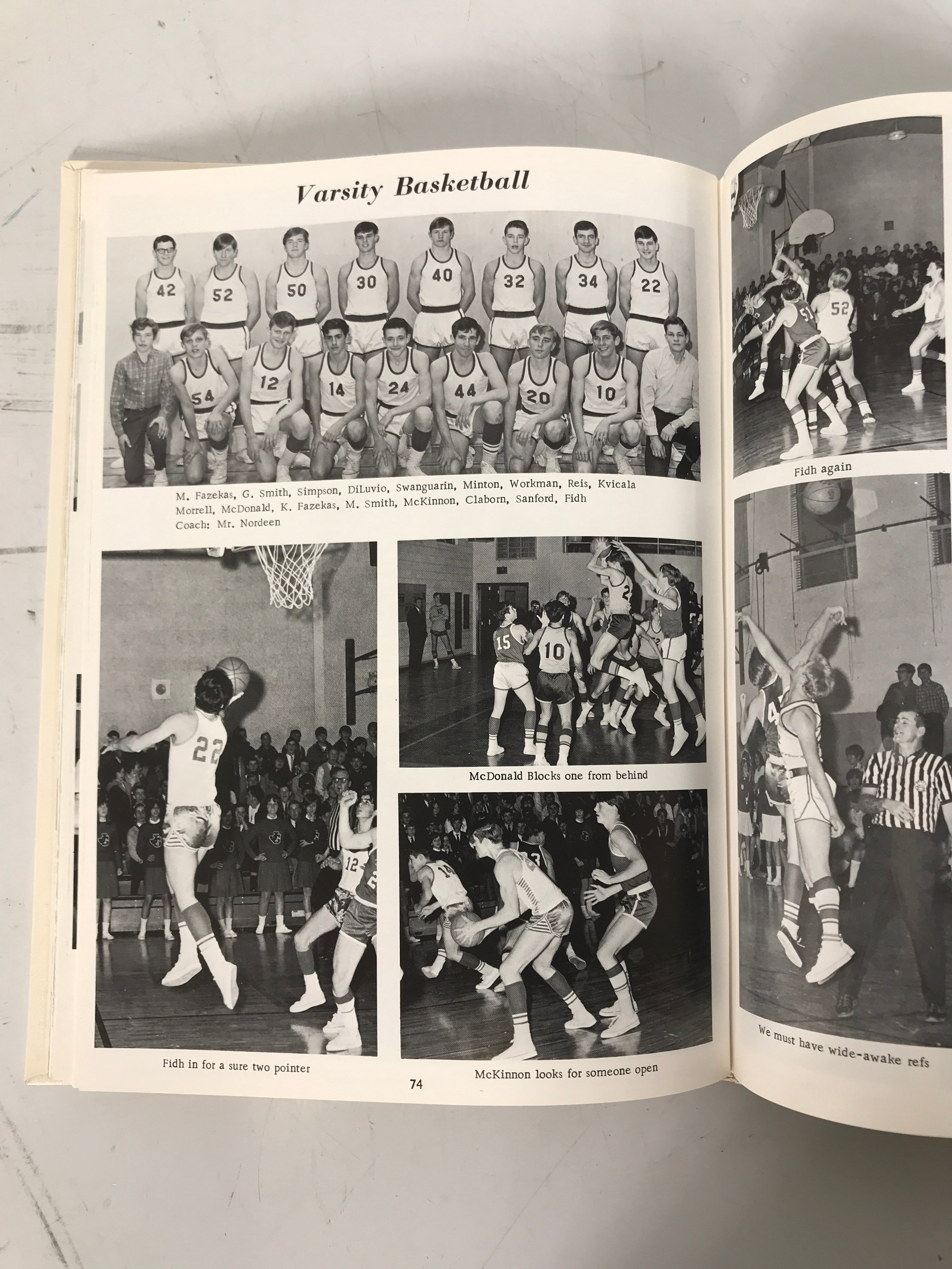 1968 Benjamin Franklin Jr High School Yearbook Wayne MI HC