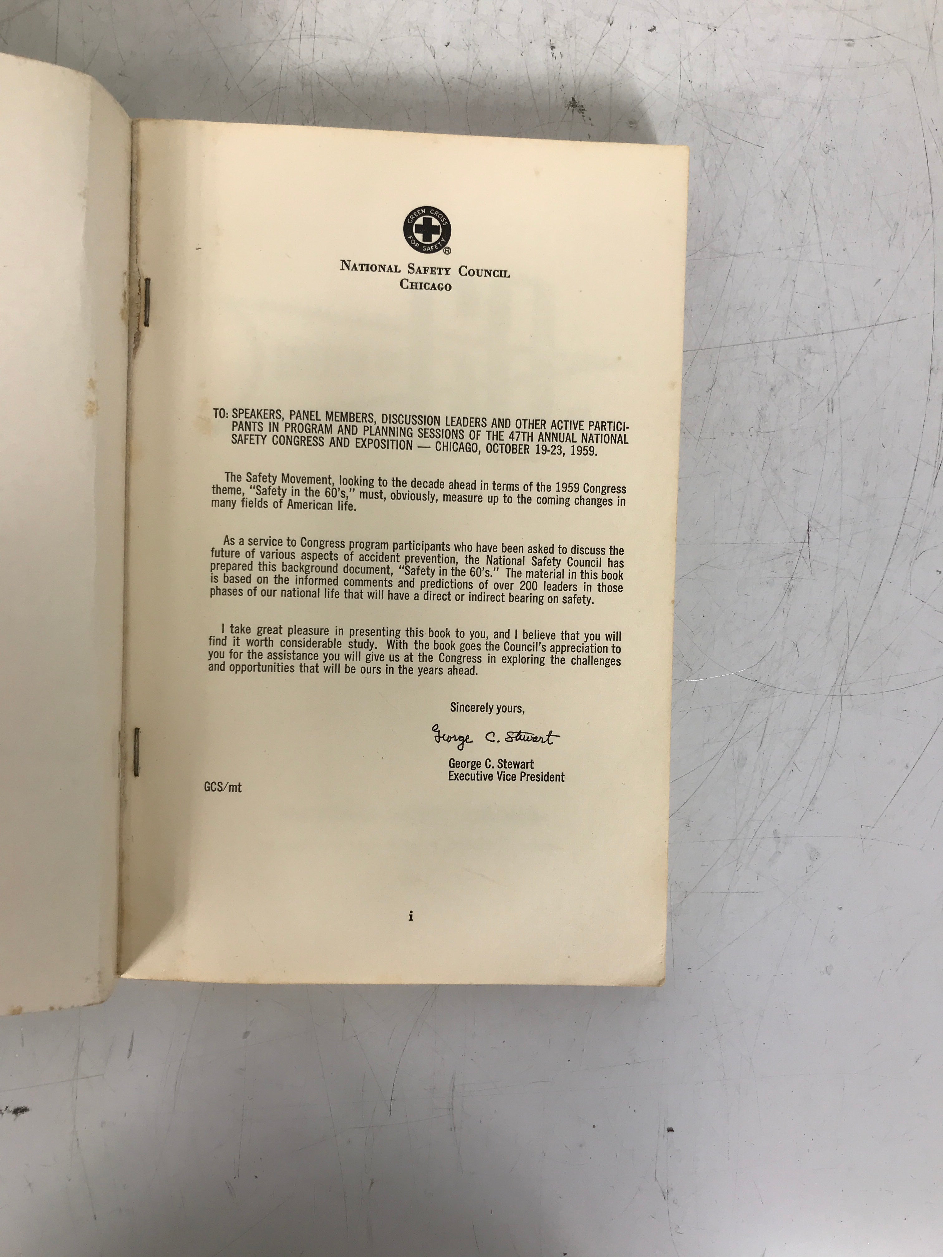 Safety in the 60s National Safety Council 1959 Vintage SC