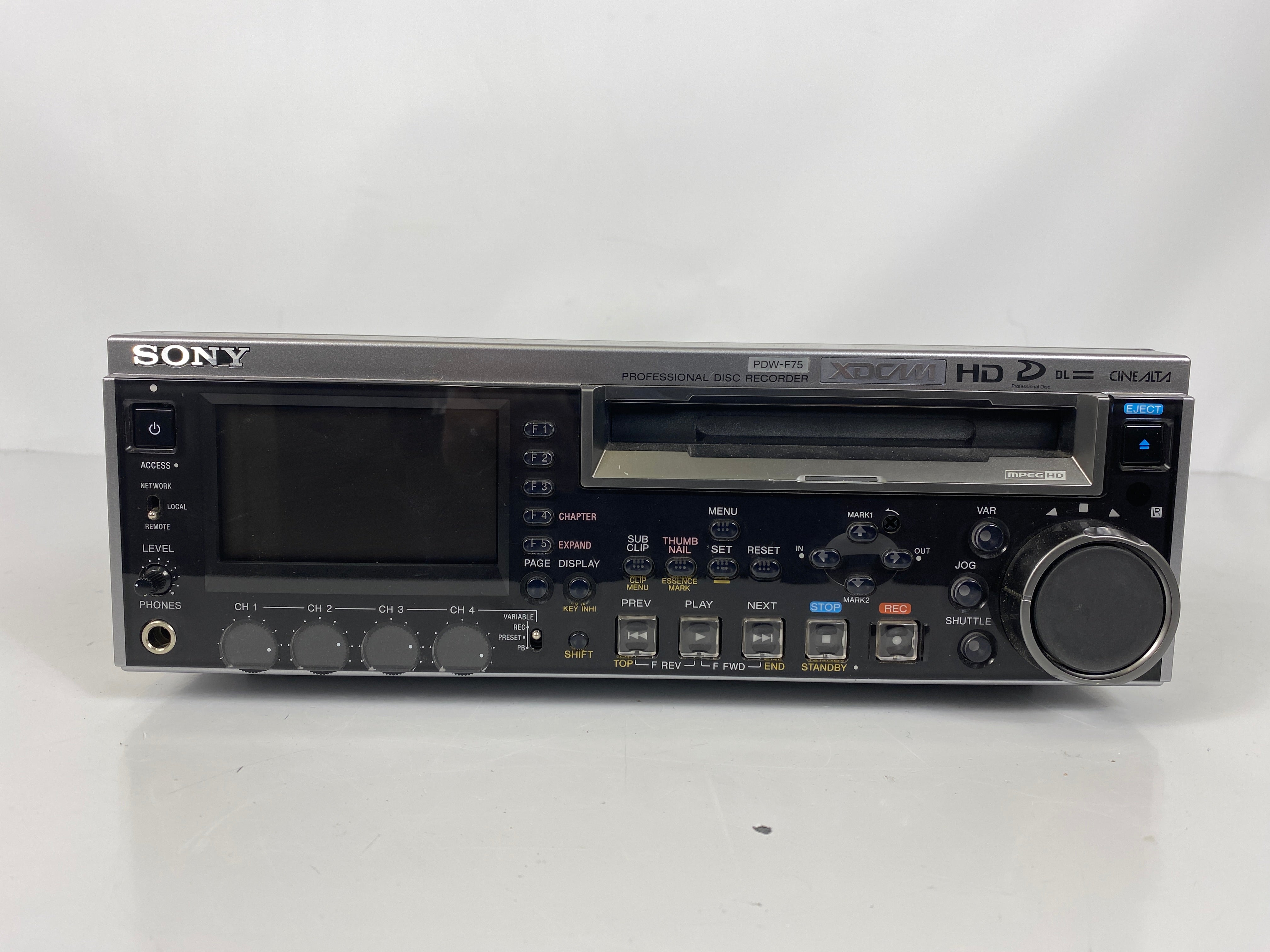 Sony PDW-F75 XDCAM HD Professional Disc Recorder