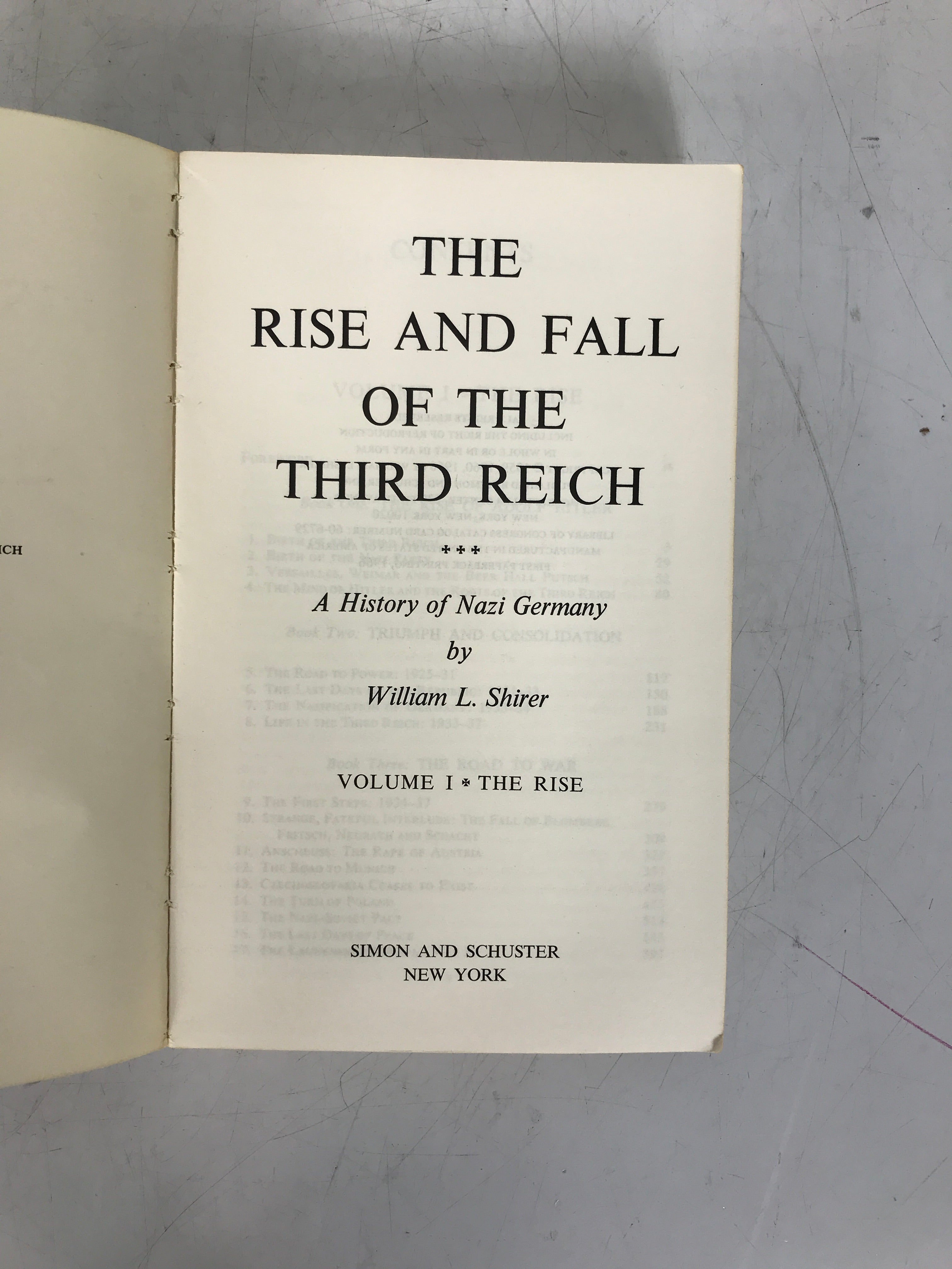 The Rise and Fall of the Third Reich Shirer 1966 1st PB Ed Slipcase