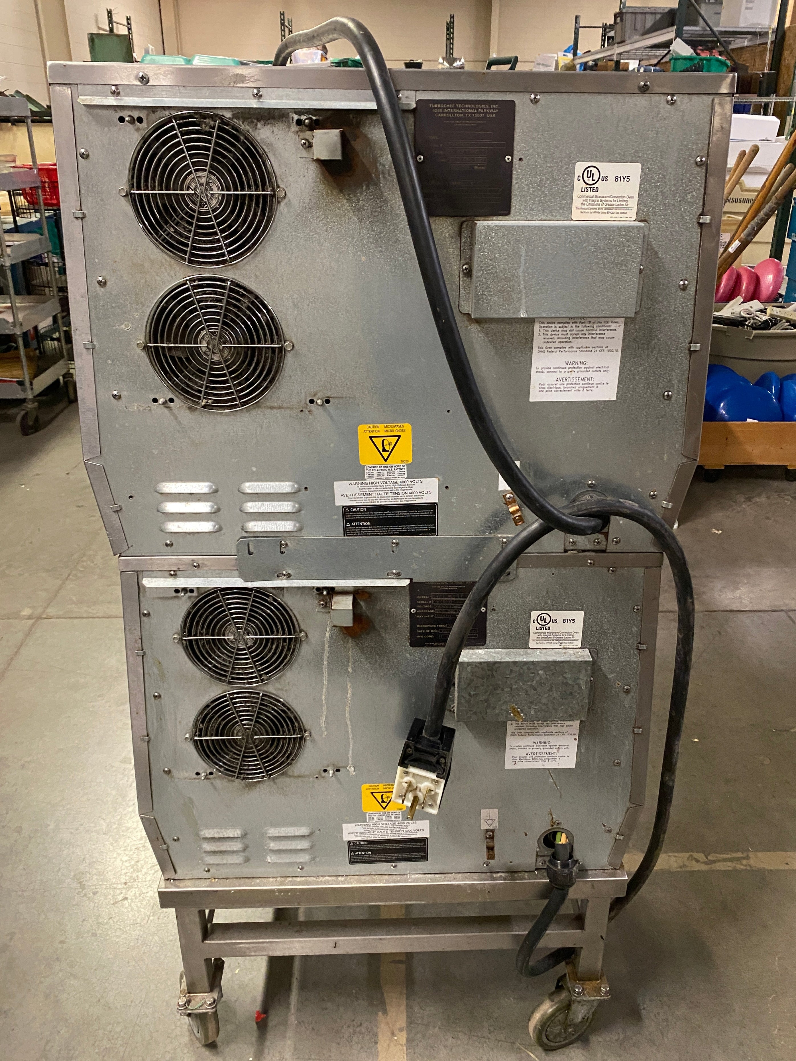 Turbochef #C3/D Stacked Dual Convection Oven