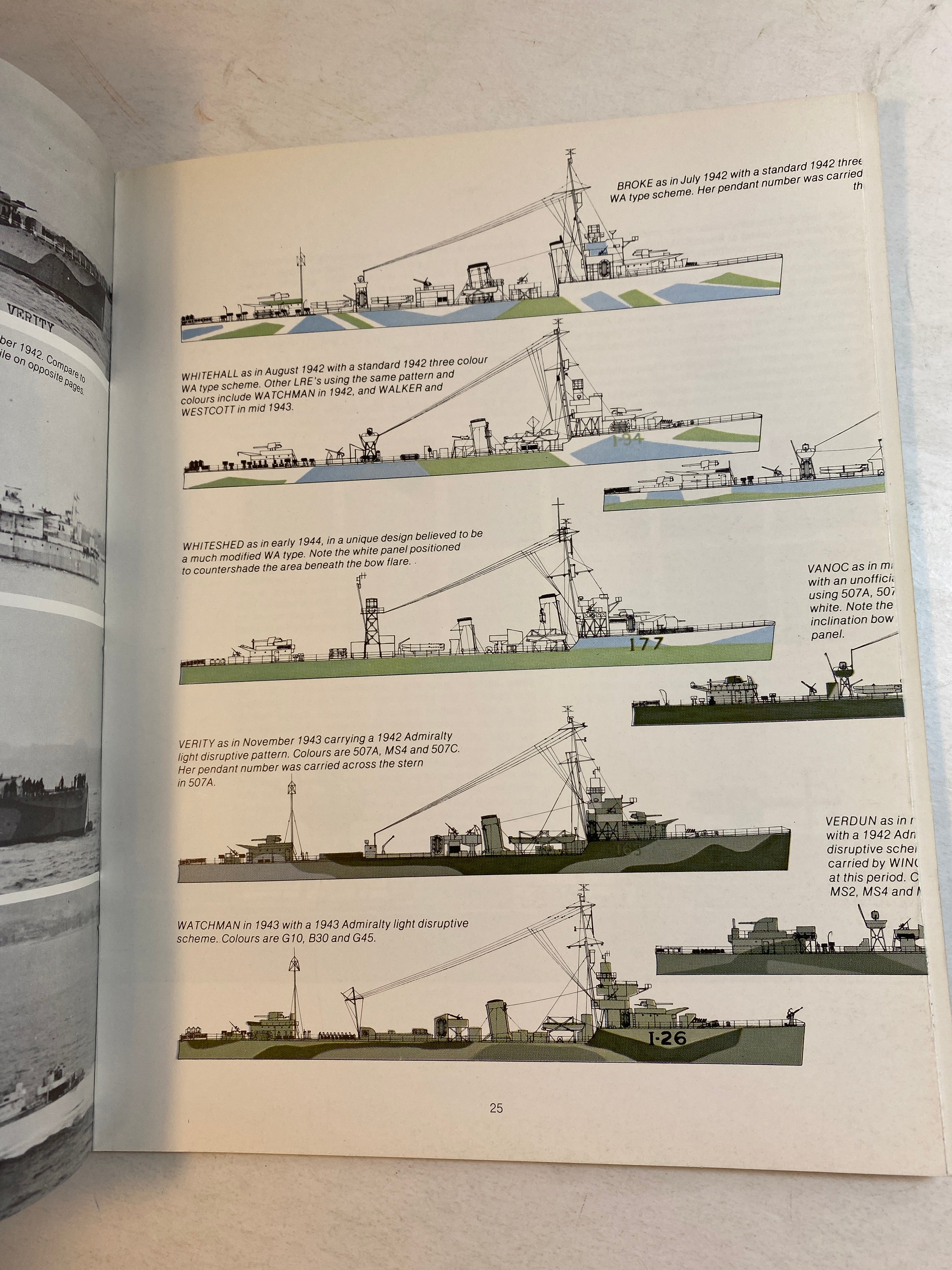Man O' War 2 'V' and 'W' Class Destroyers SC 1979