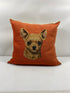 Chihuahua Orange Decorative Throw Pillow