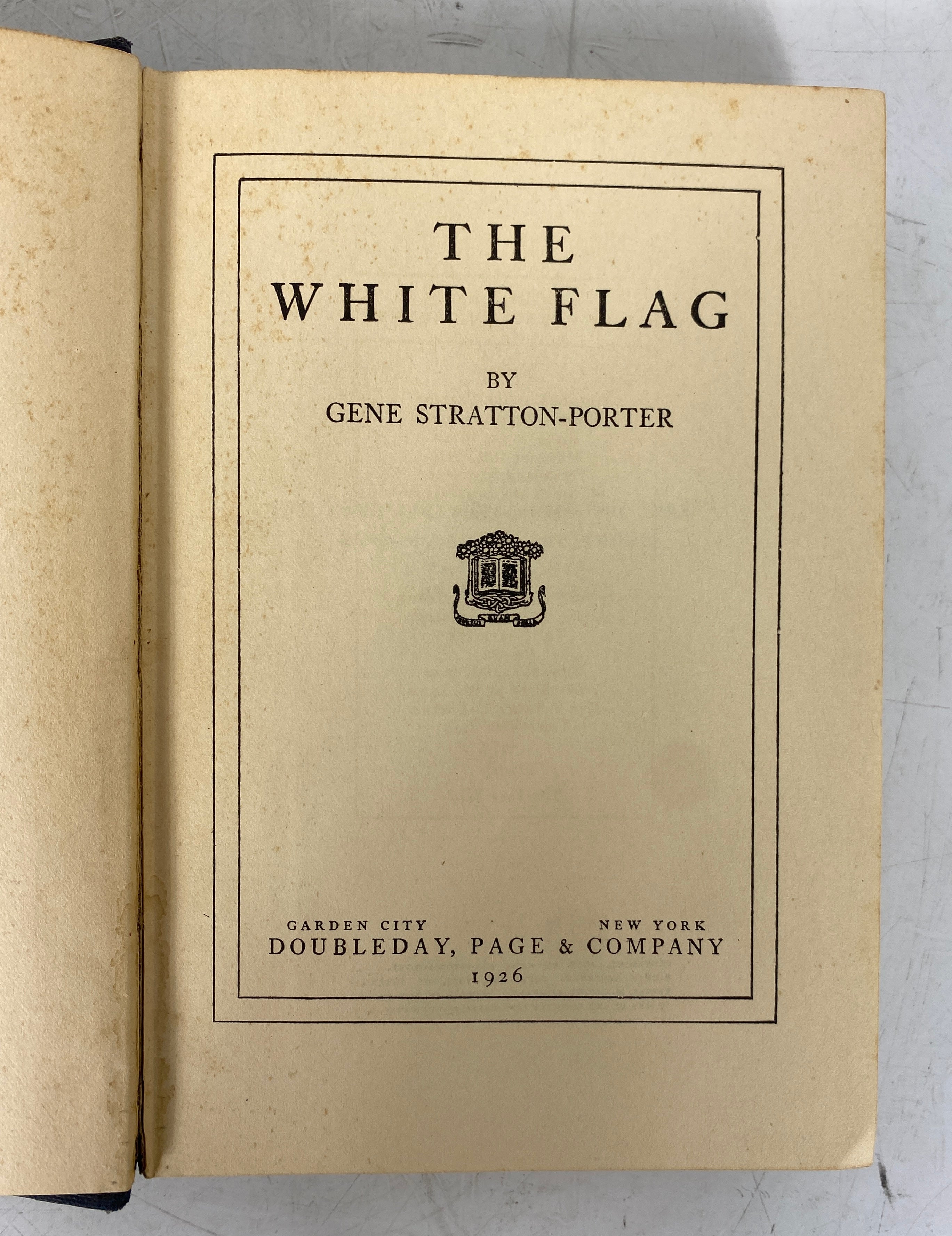 The White Flag Memorial Edition Gene Stratton-Porter 1926 HC