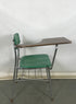 Right-Sided Green Student Desk