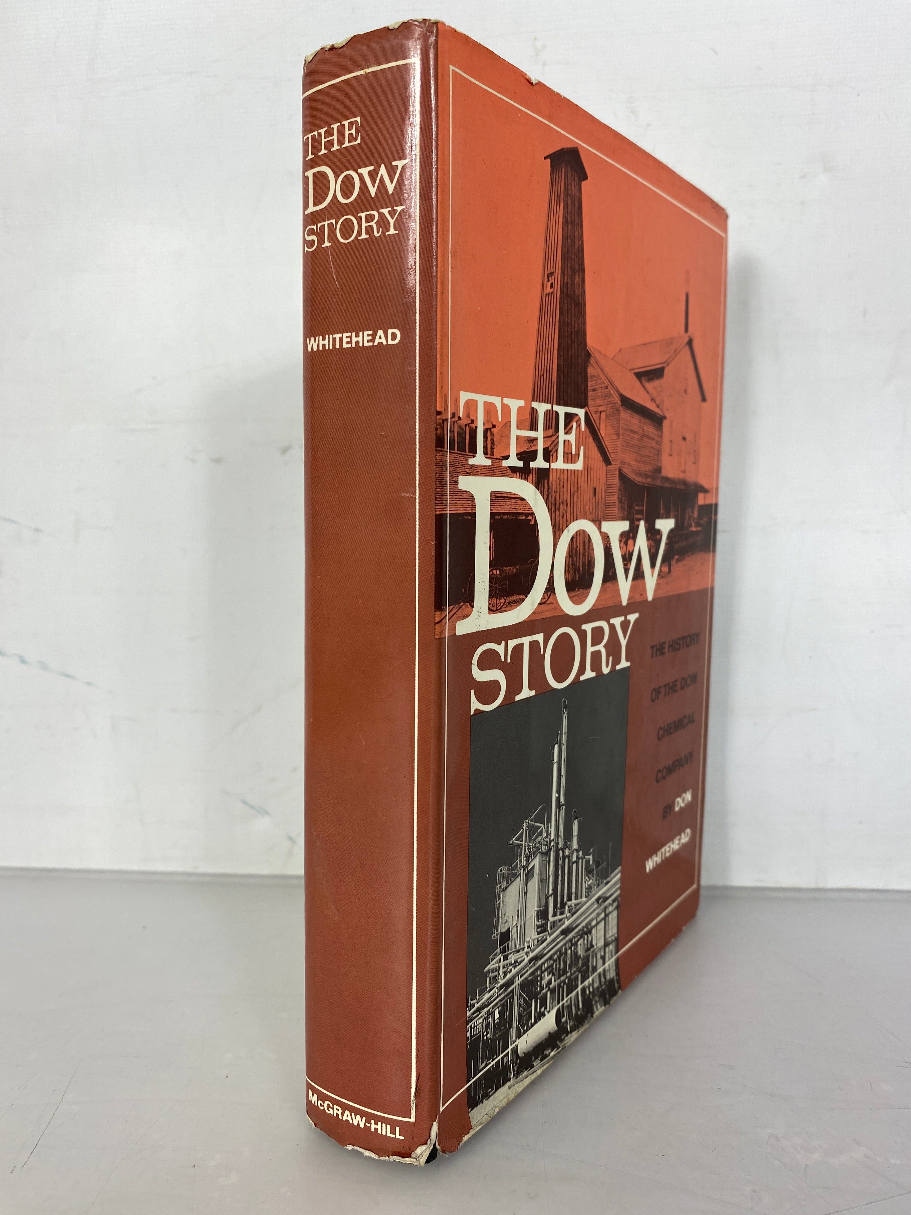 First Edition The Dow Story by Whitehead 1968 HC DJ