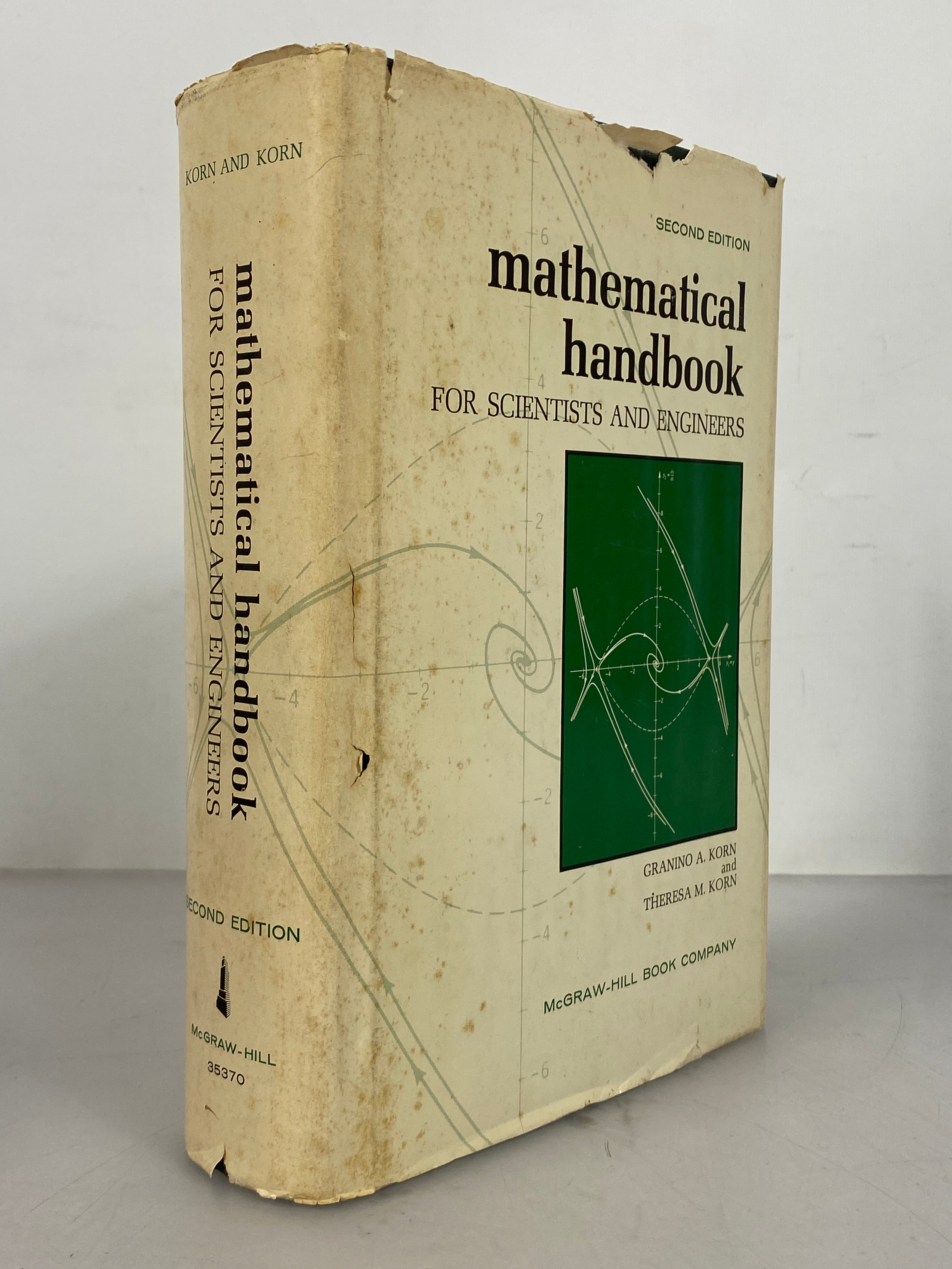 Mathematical Handbook for Scientists & Engineers by Korn 2nd Edition 1968 HC DJ