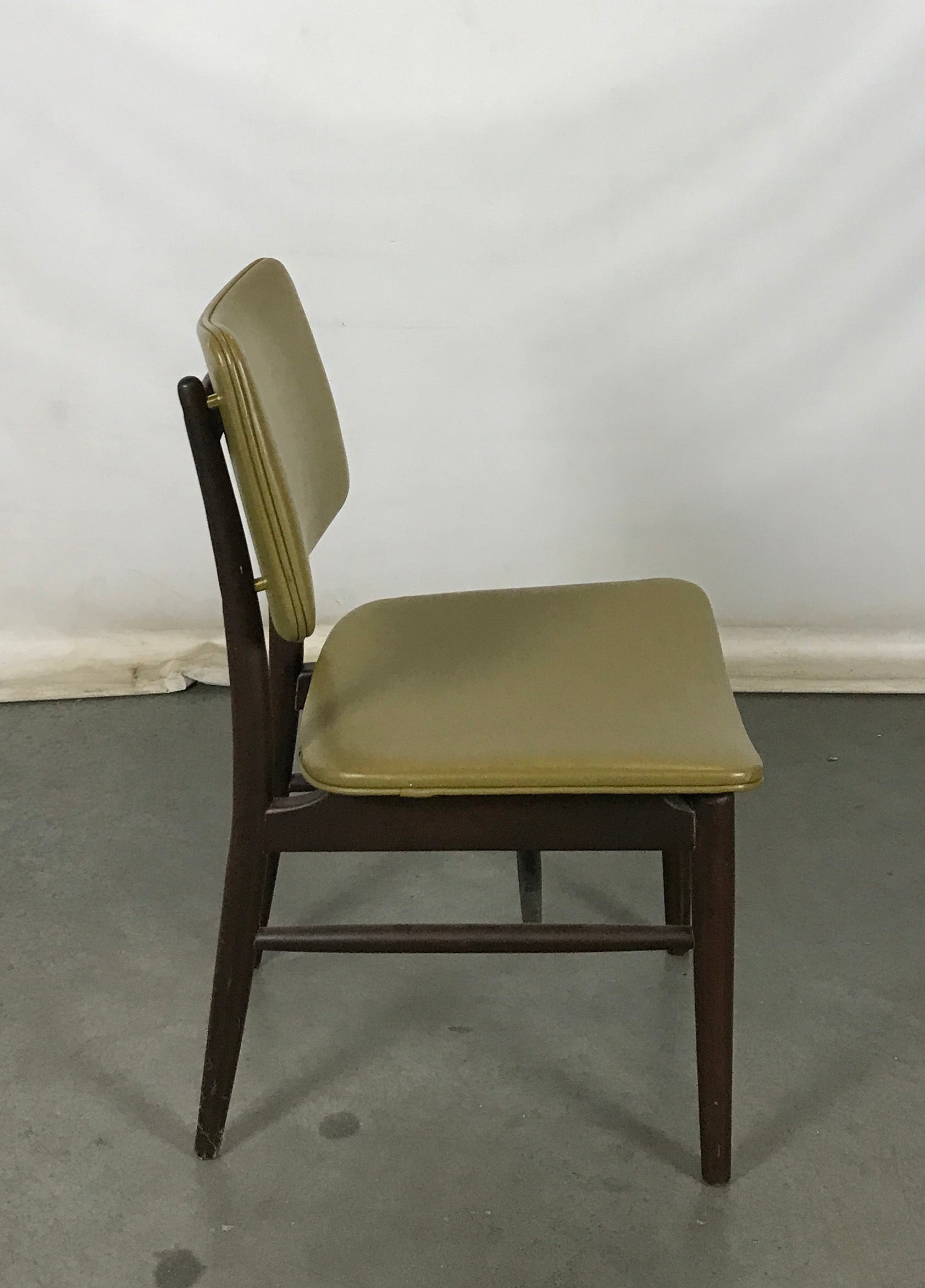 Green Straight Back Chair