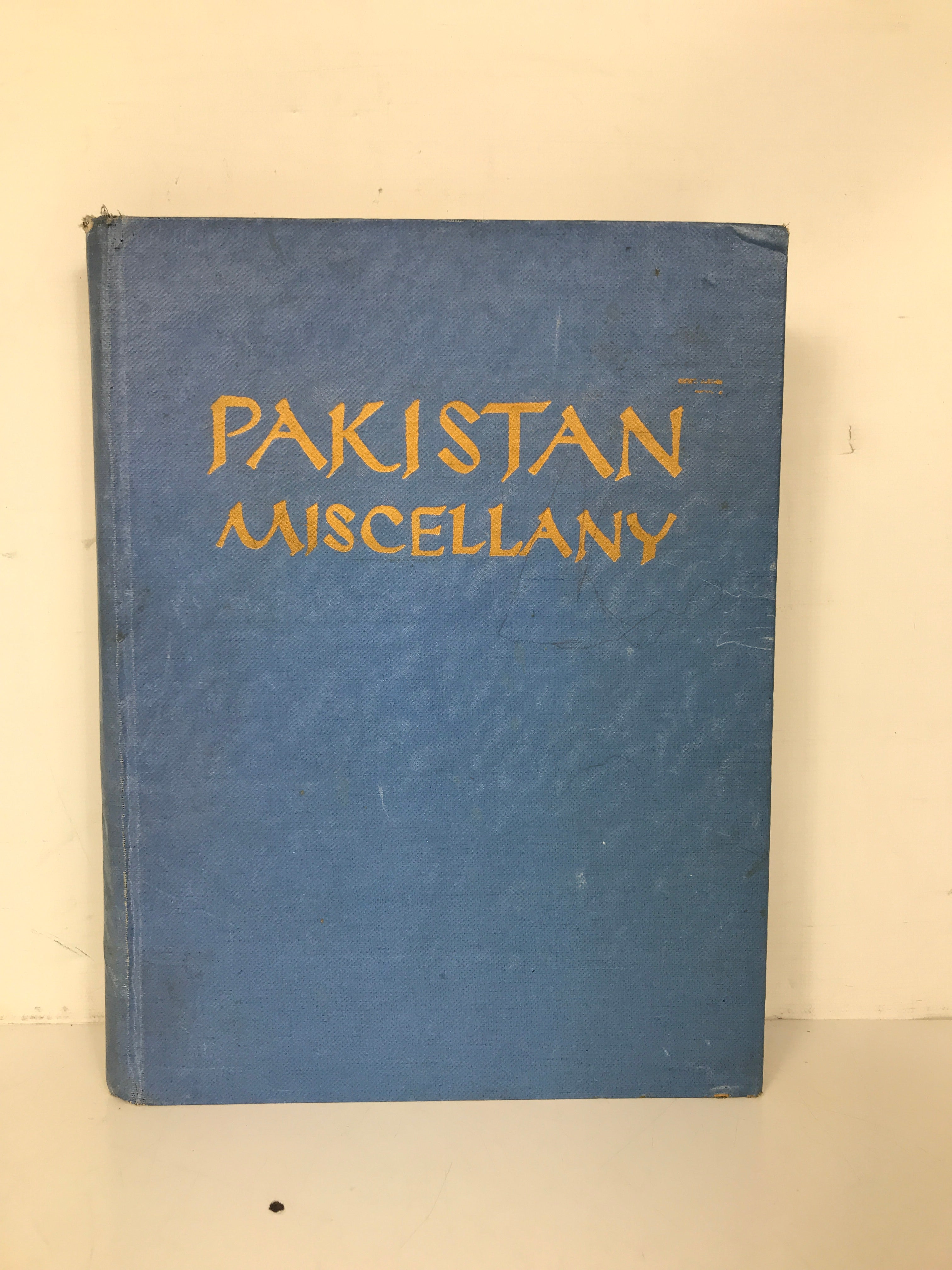 Pakistan Miscellany 1952 Vintage First Edition HC