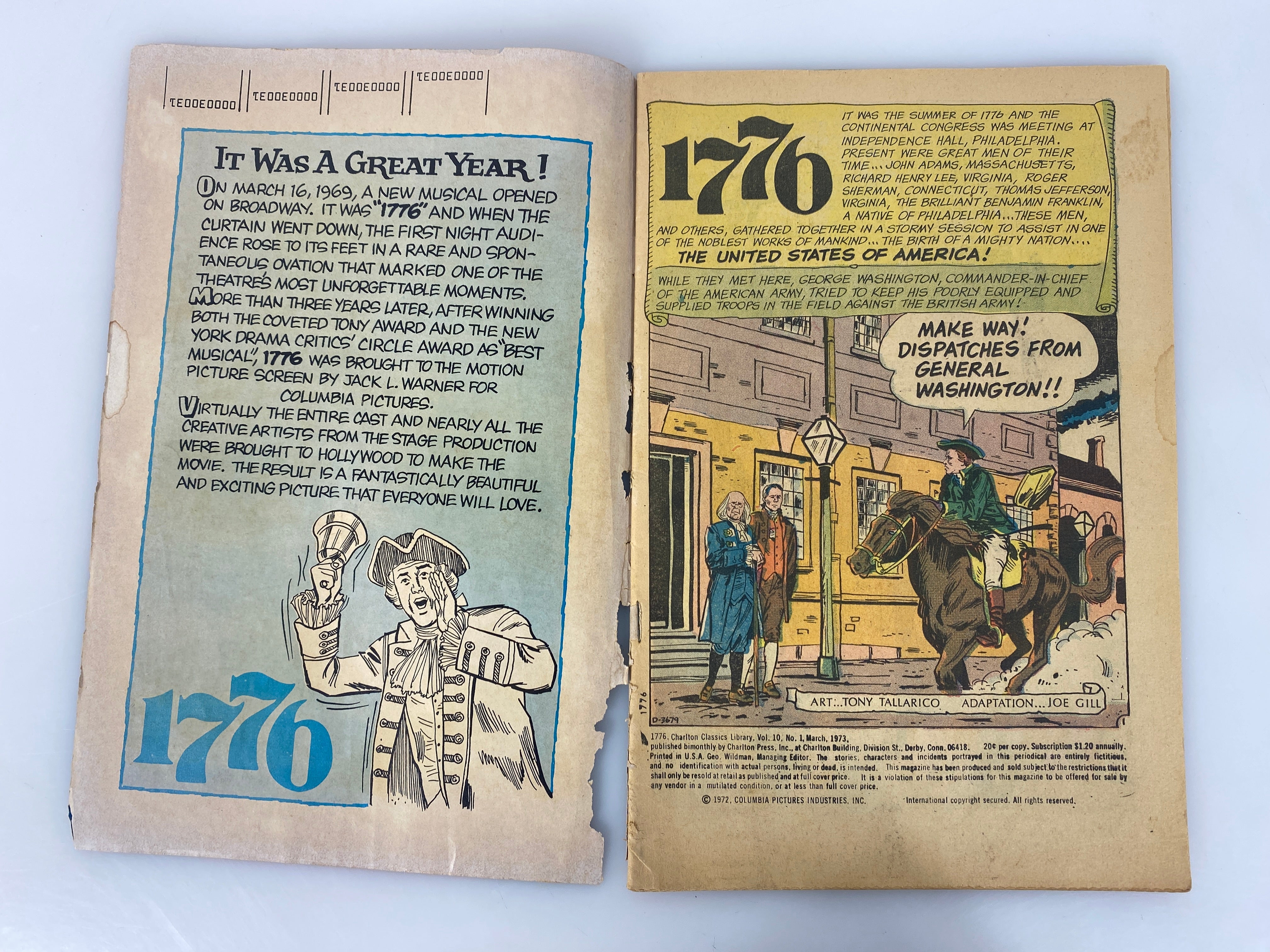 1776 Charlton Comics No. 1 1973