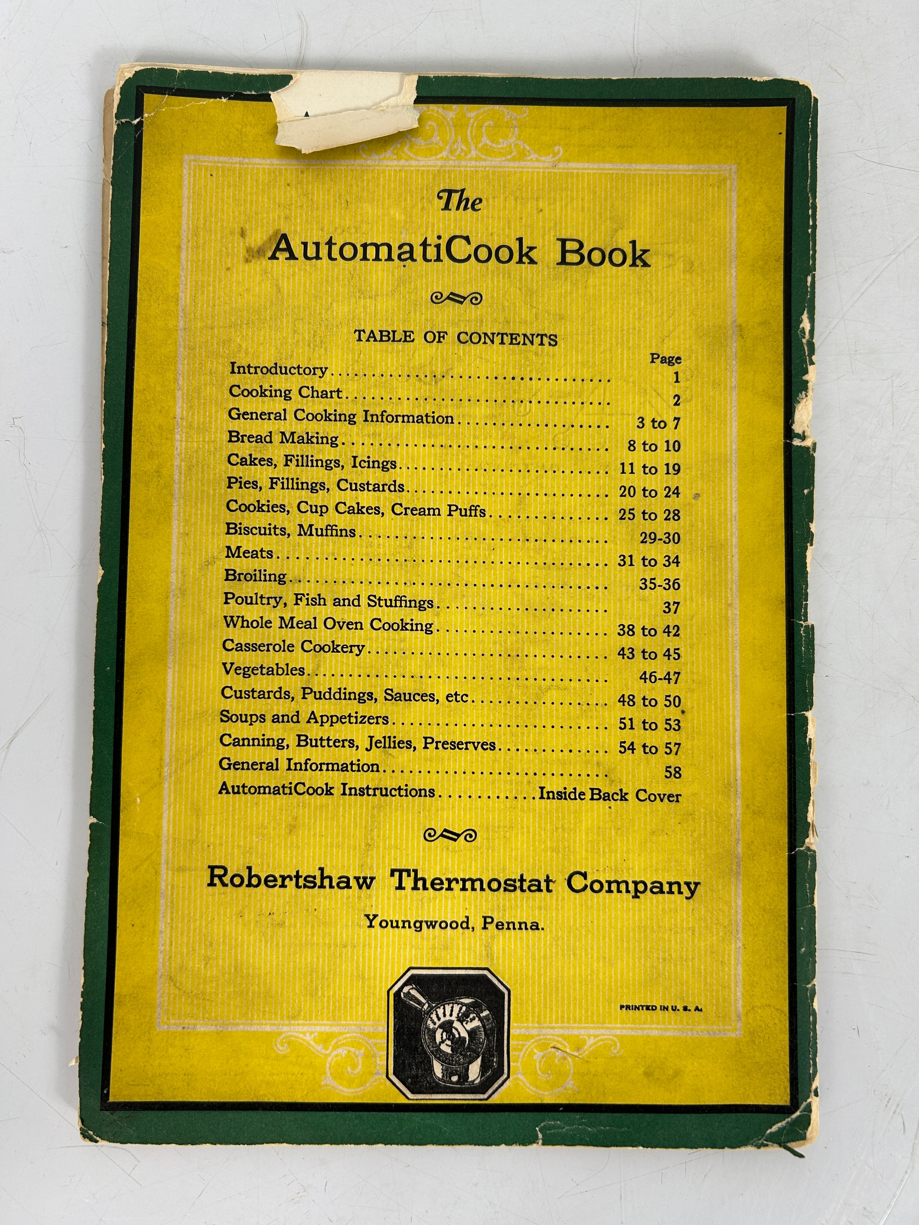 6 Vtg Recipe Booklets from Appliance Companies: Coolerator/Lorain/Robertshaw SC