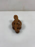 Large Wooden Treble Clef Note Paper Clip w/ Brass Inlay