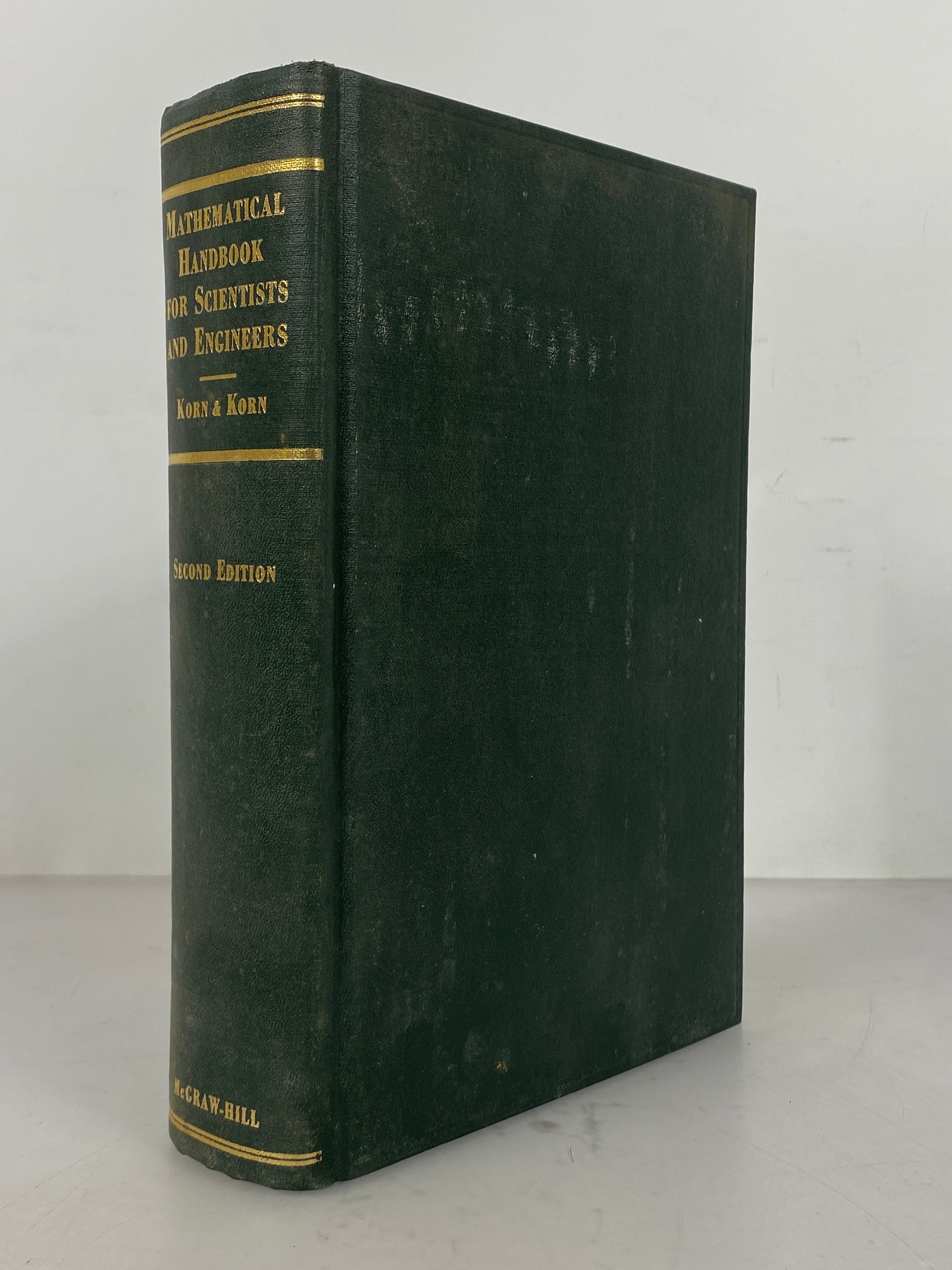 Mathematical Handbook for Scientists & Engineers by Korn 2nd Edition 1968 HC DJ