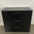 Haworth SL059 Black 3 Drawer Lateral File Cabinet